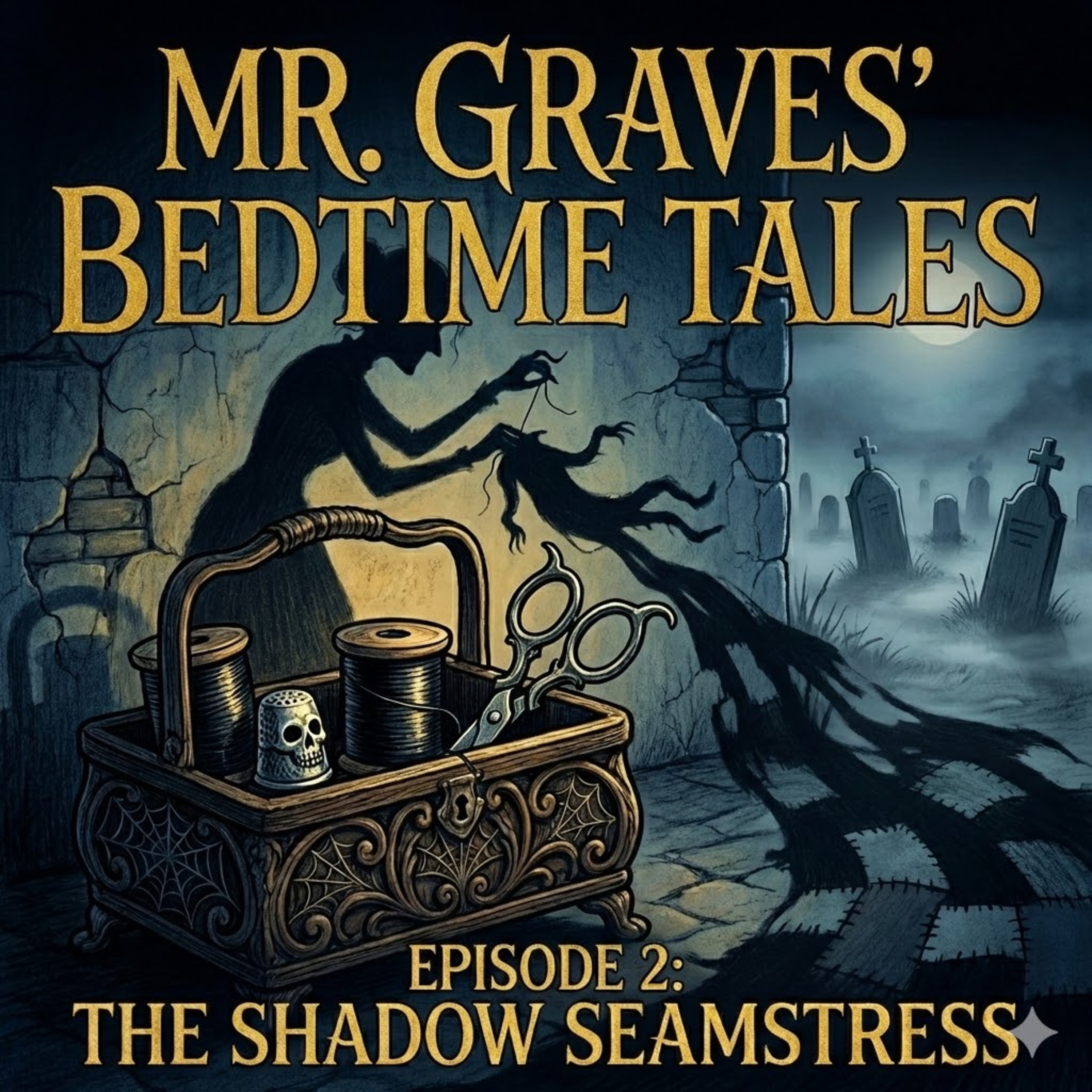 Mr. Graves' Bedtime Tales - Episode 2: The Shadow Seamstress episode artwork