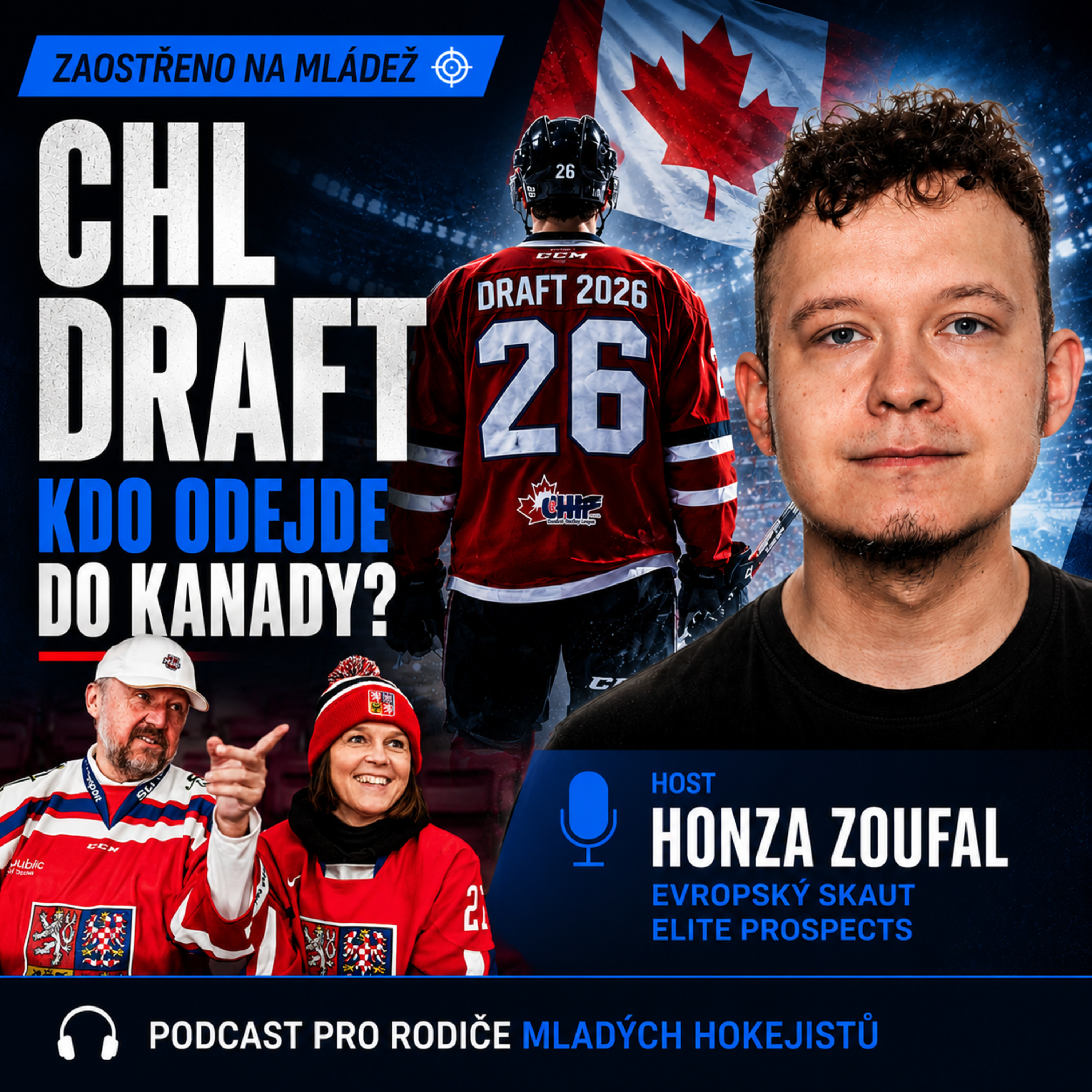 CHL Draft 2026: Rozbor draftu | Kteří Češi míří do Kanady a proč?