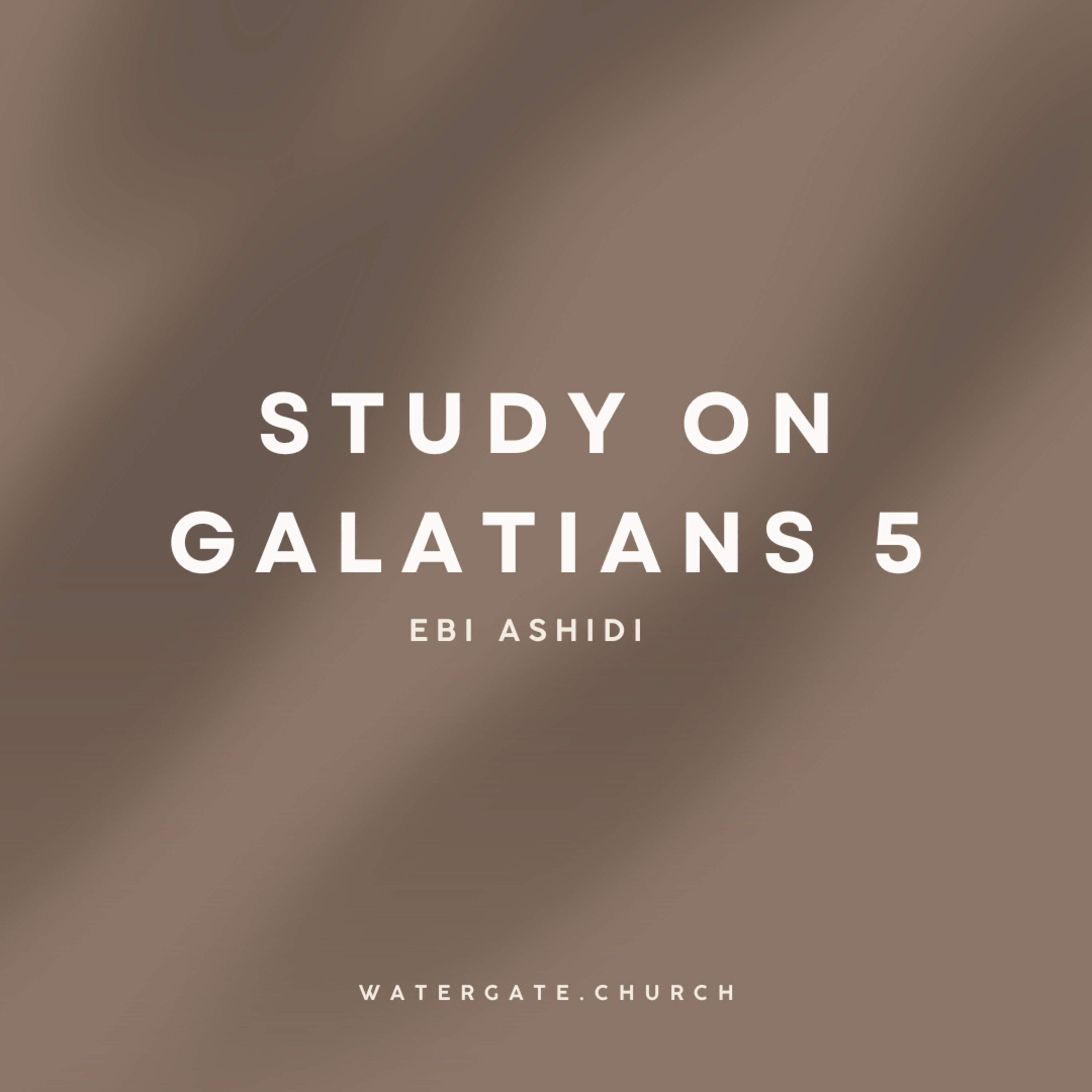 8 Study on Galatians 5: Meekness (4AUG24) episode artwork