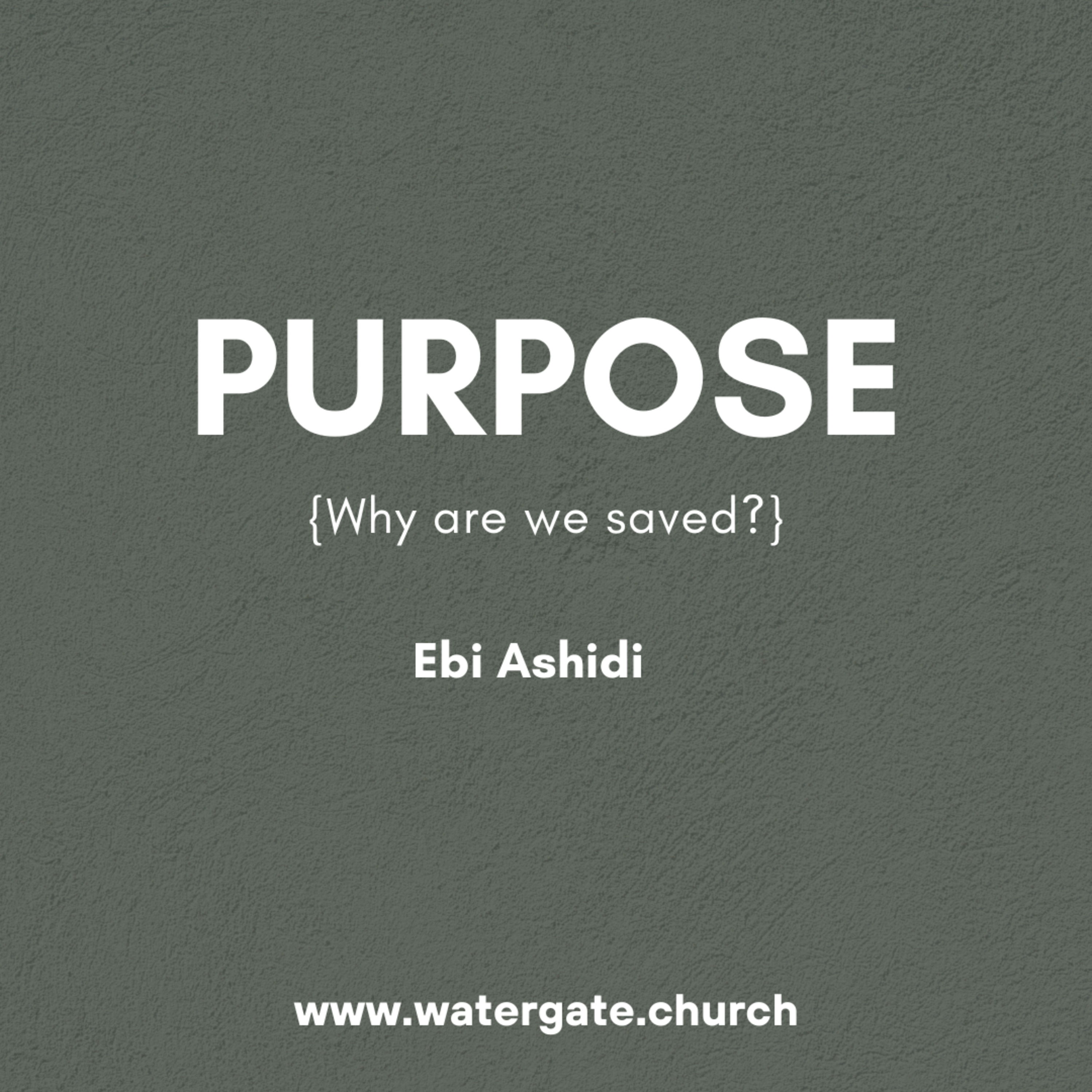 3 Purpose (30OCT24) episode artwork