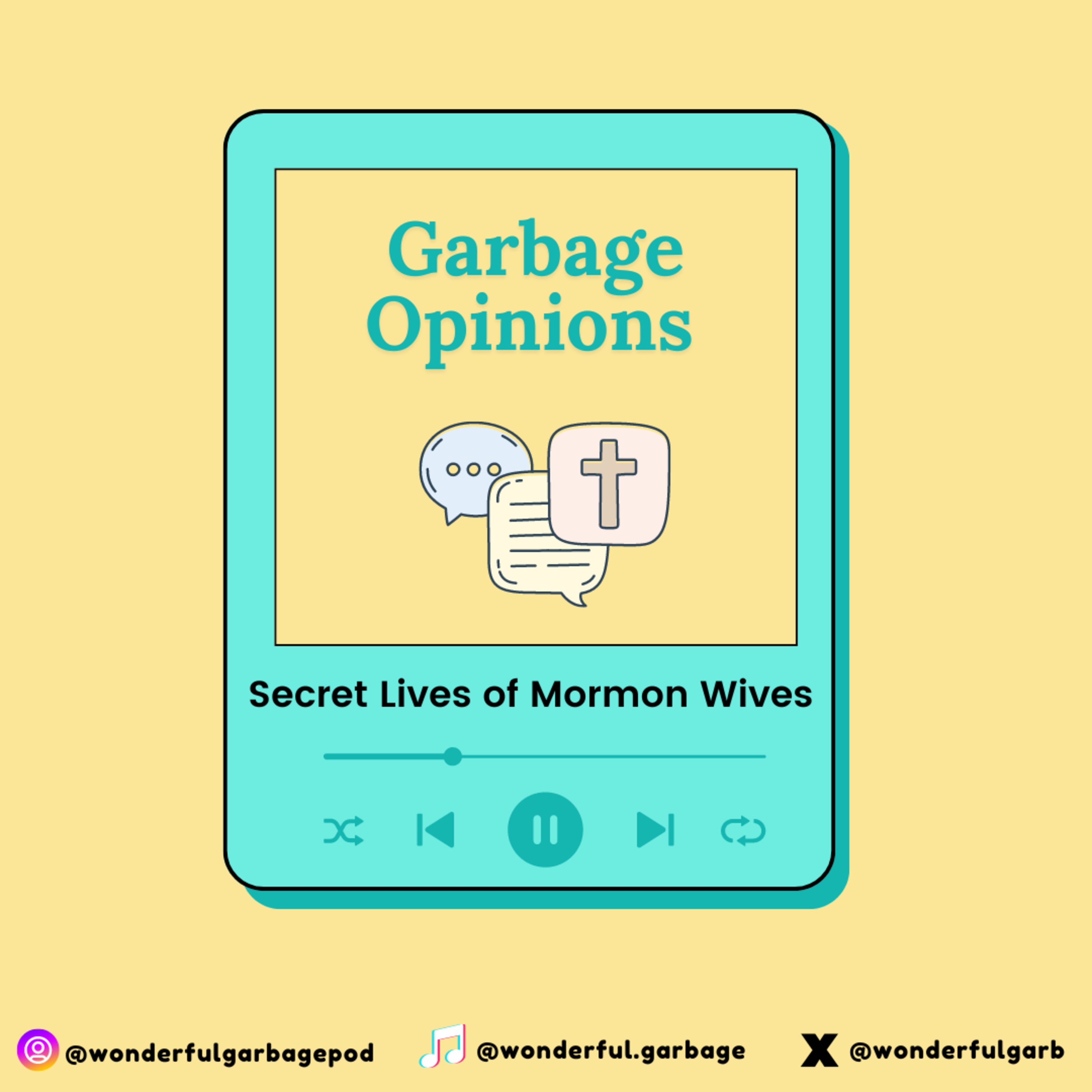 Garbage Opinions: The Secret Lives of Mormon Wives episode artwork