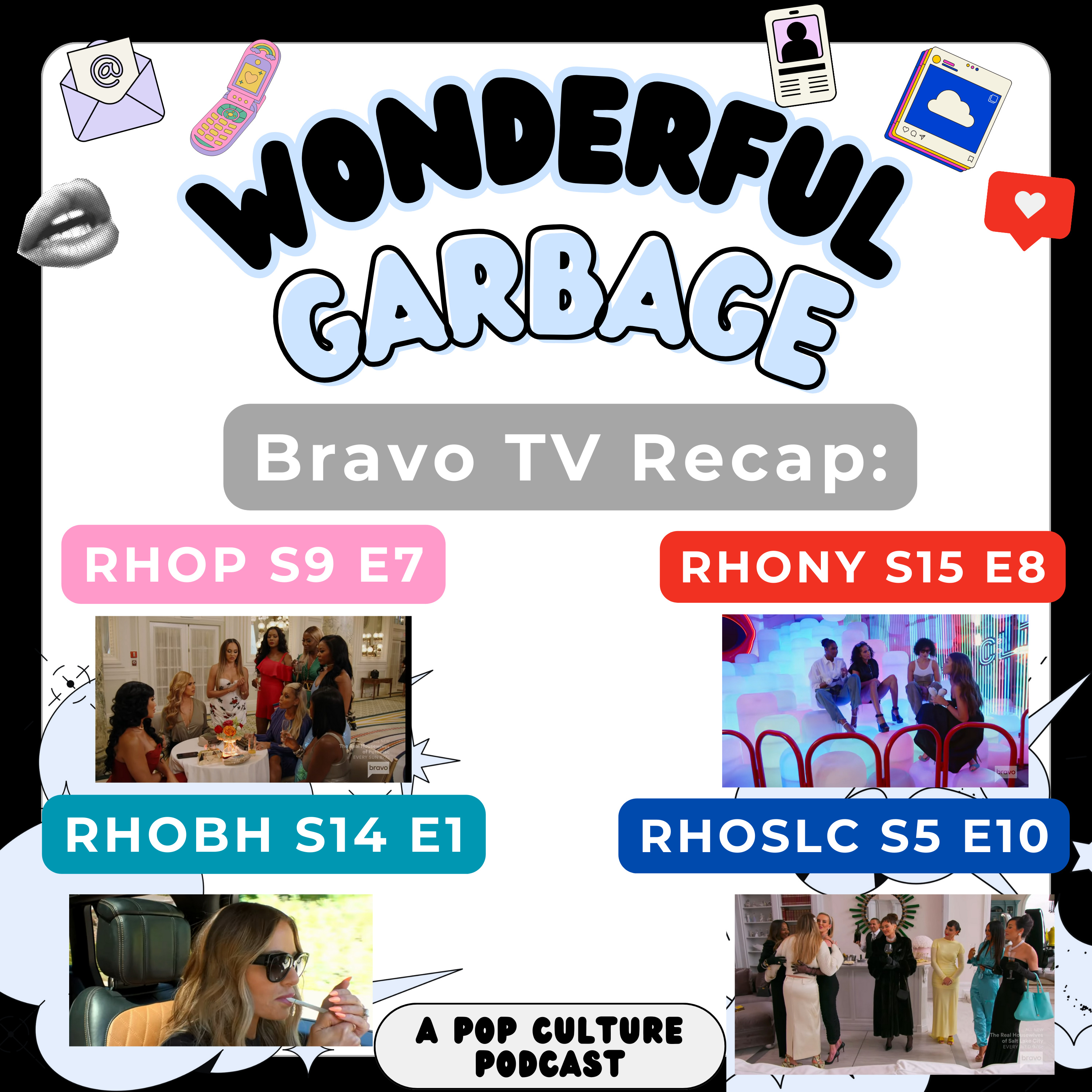 Bravo TV Recaps: RHOP S9 E7 | NY S15 E8 | BH S14 E1| SLC S5 E10 episode artwork
