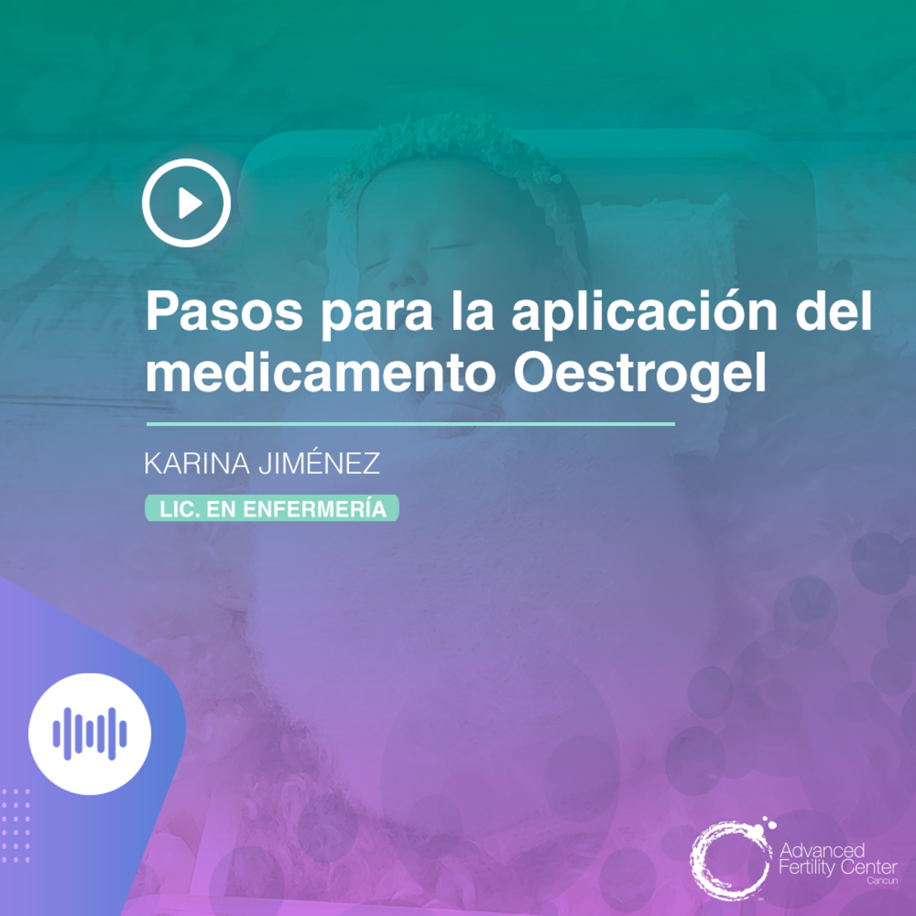 E75: Pasos para la aplicación del medicamento Oestrogel episode artwork