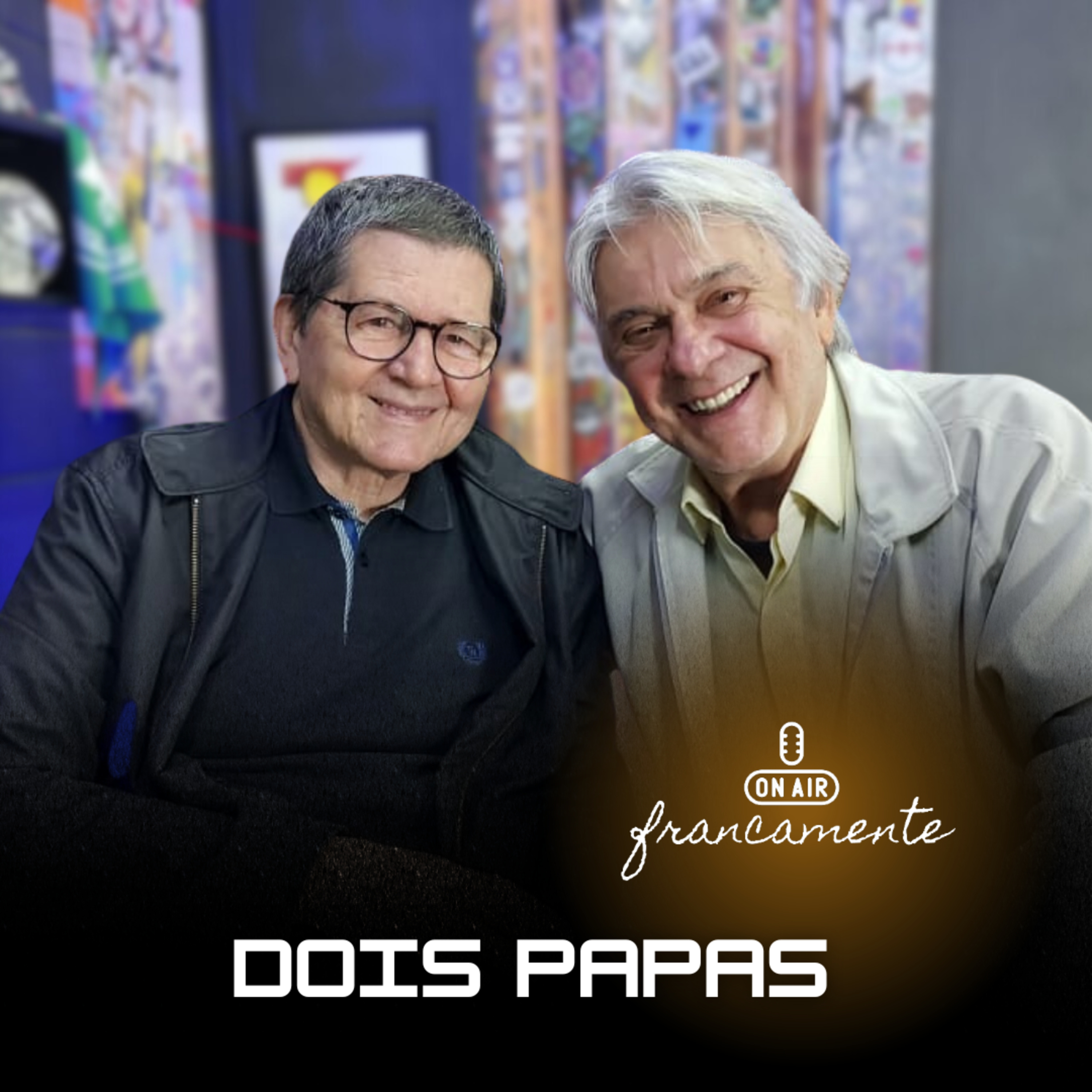 #734 - Dois Papas | Celso Frateschi e Zecarlos Machado | Francamente com Tainan Franco episode artwork