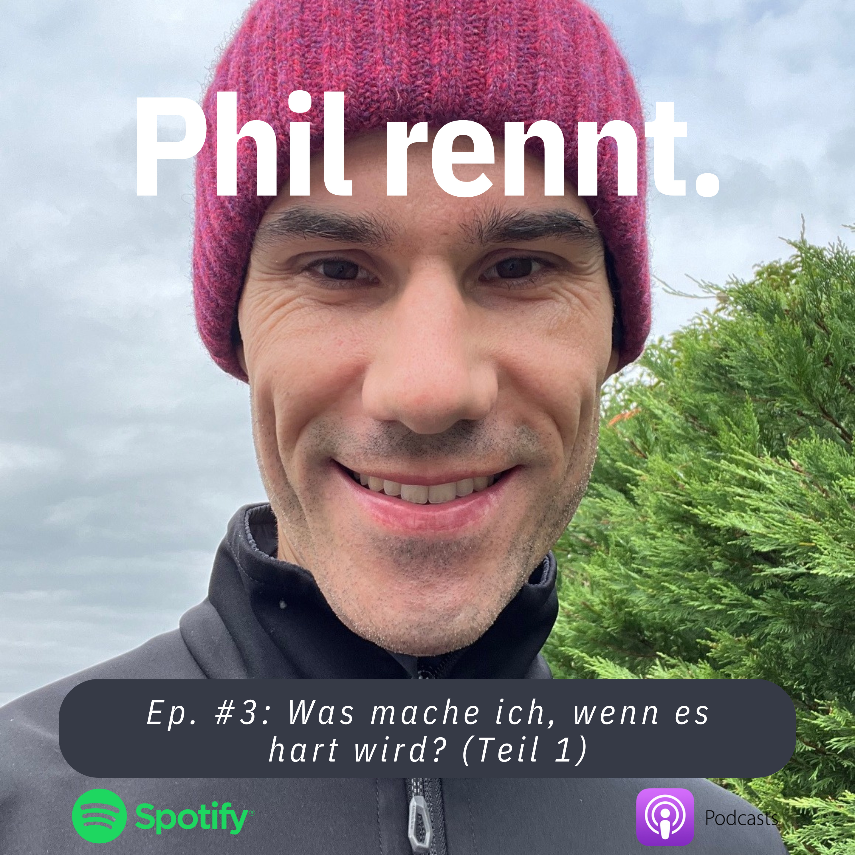 Phil rennt.