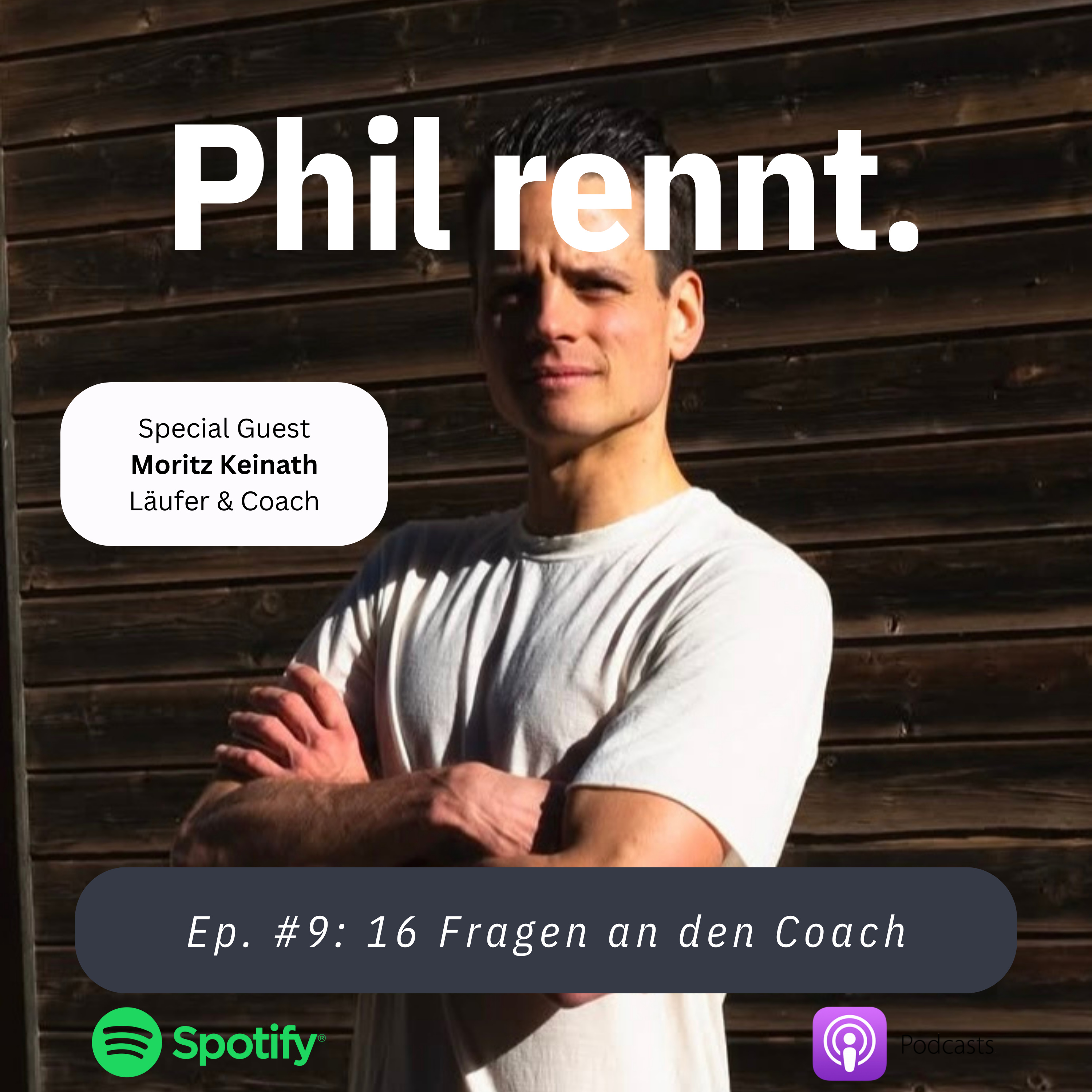 Phil rennt.