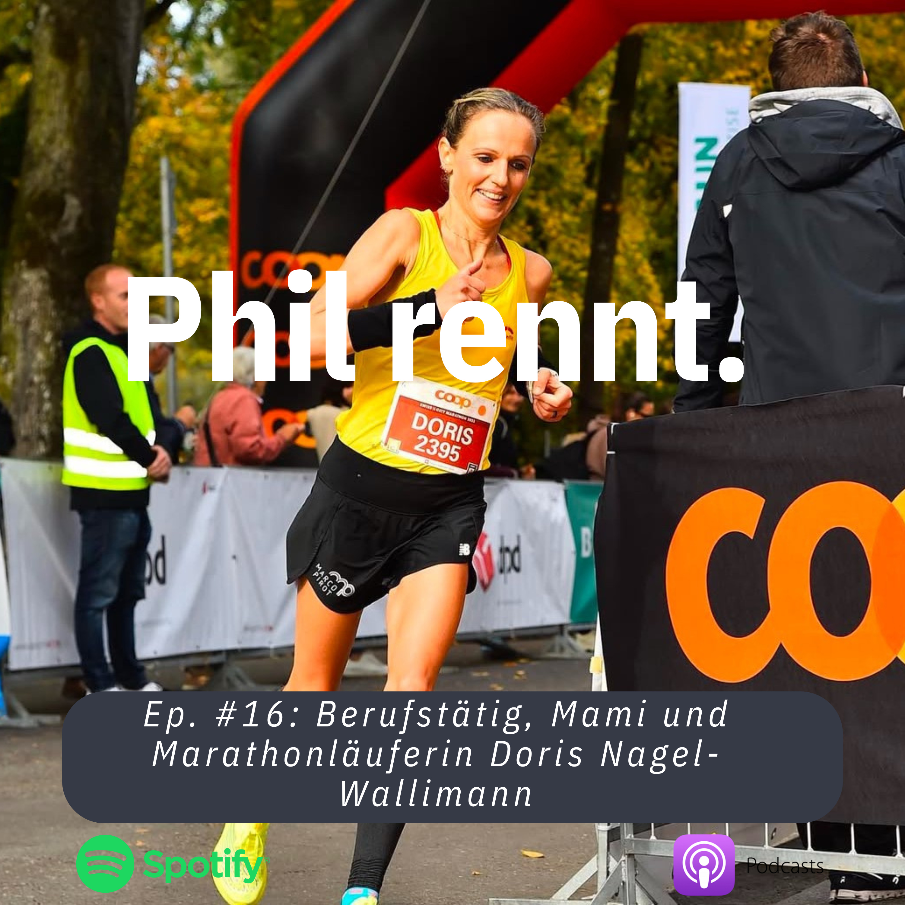 Phil rennt.