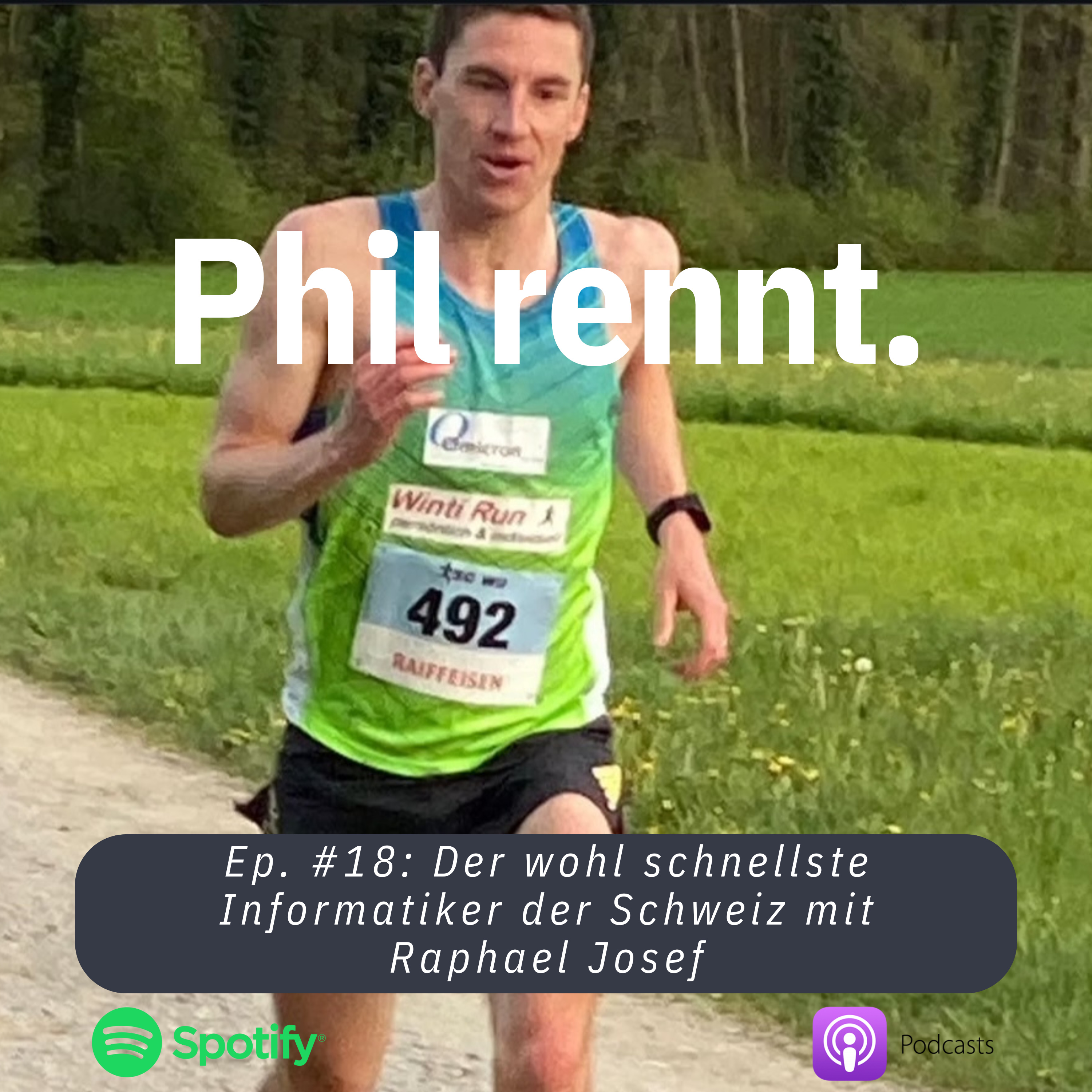 Phil rennt.