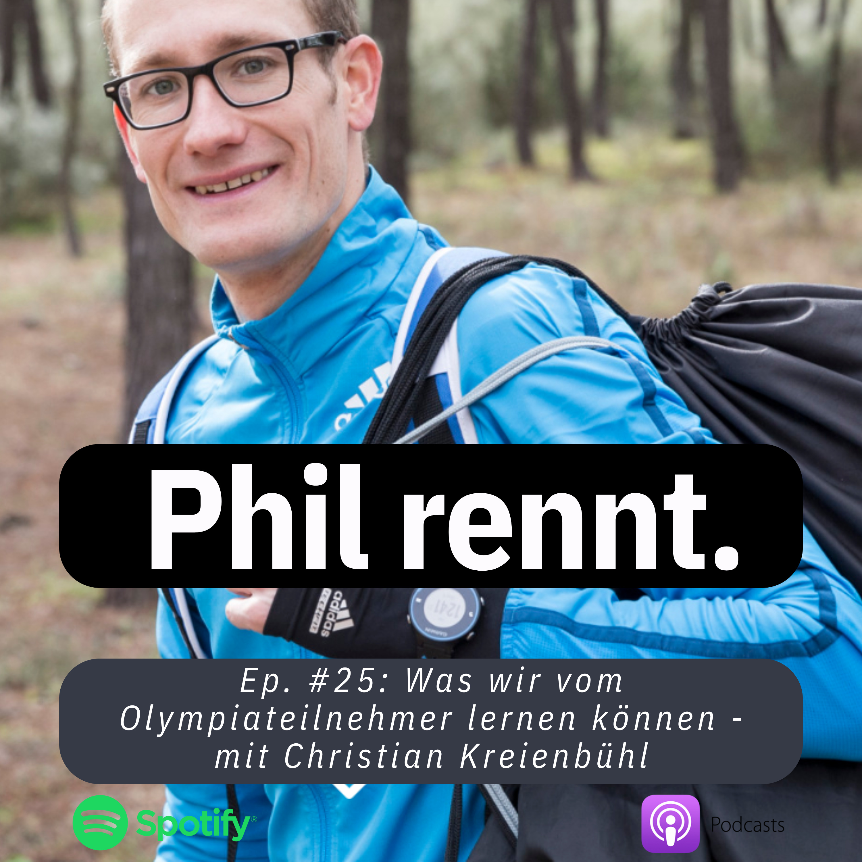 Phil rennt.