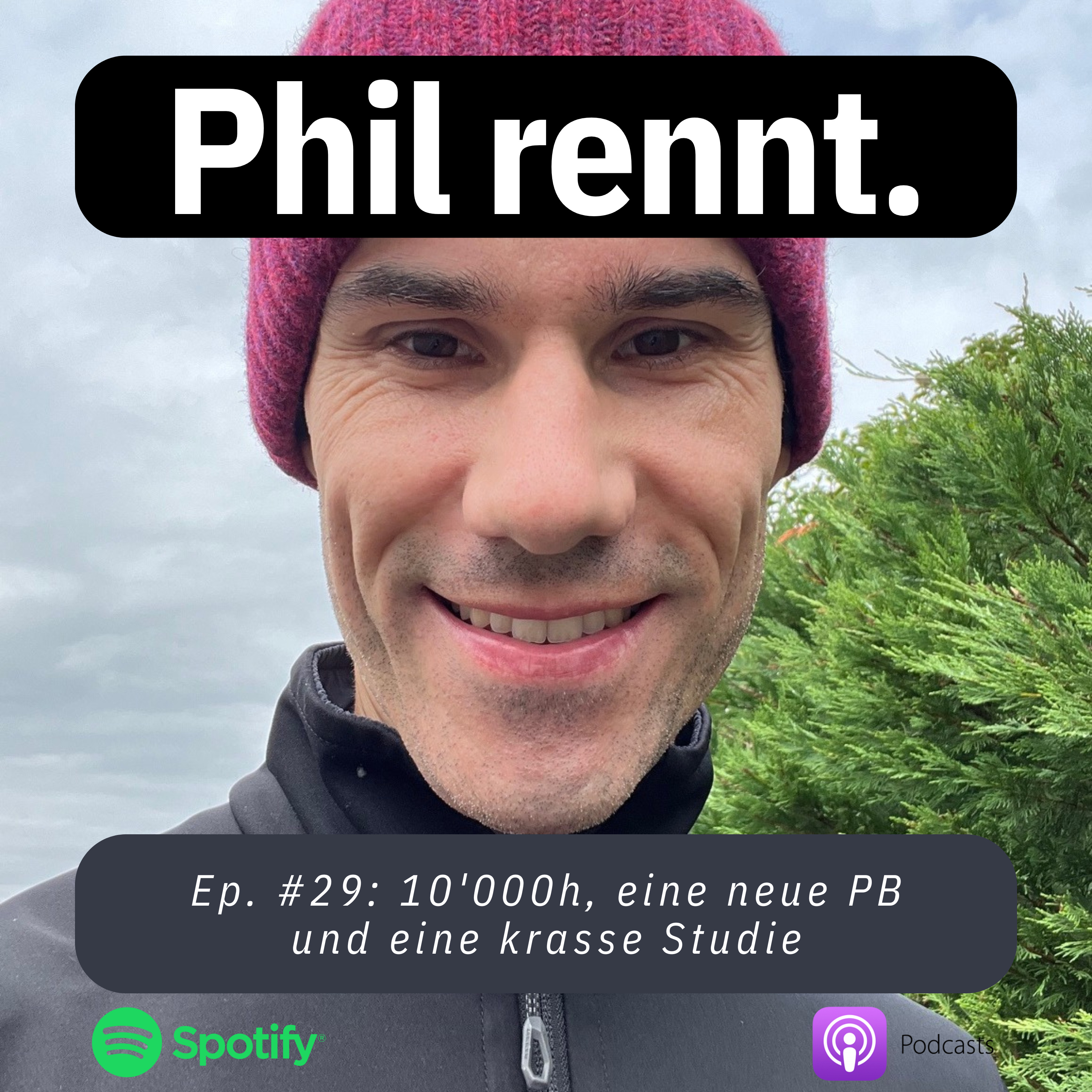 Phil rennt.