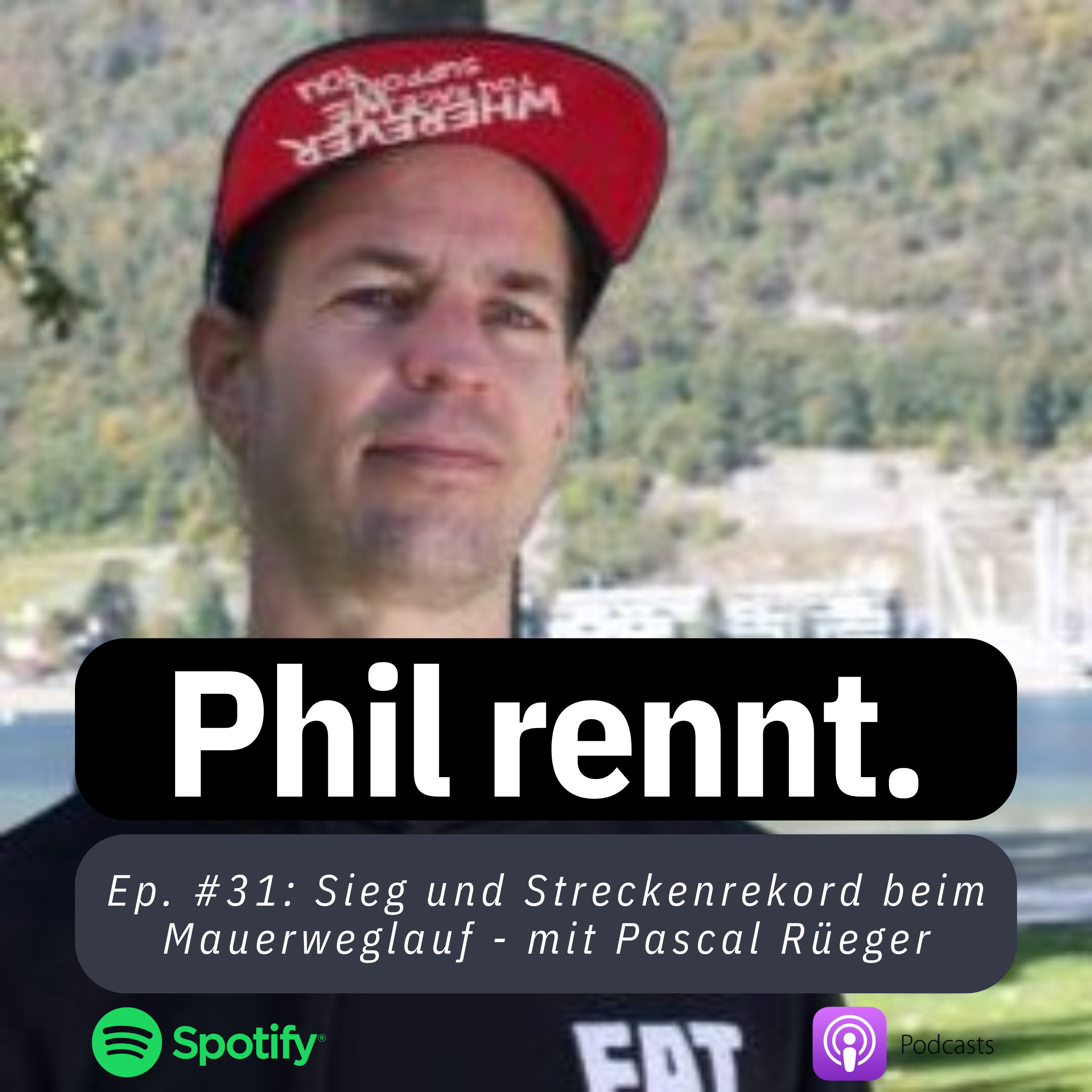 Phil rennt.