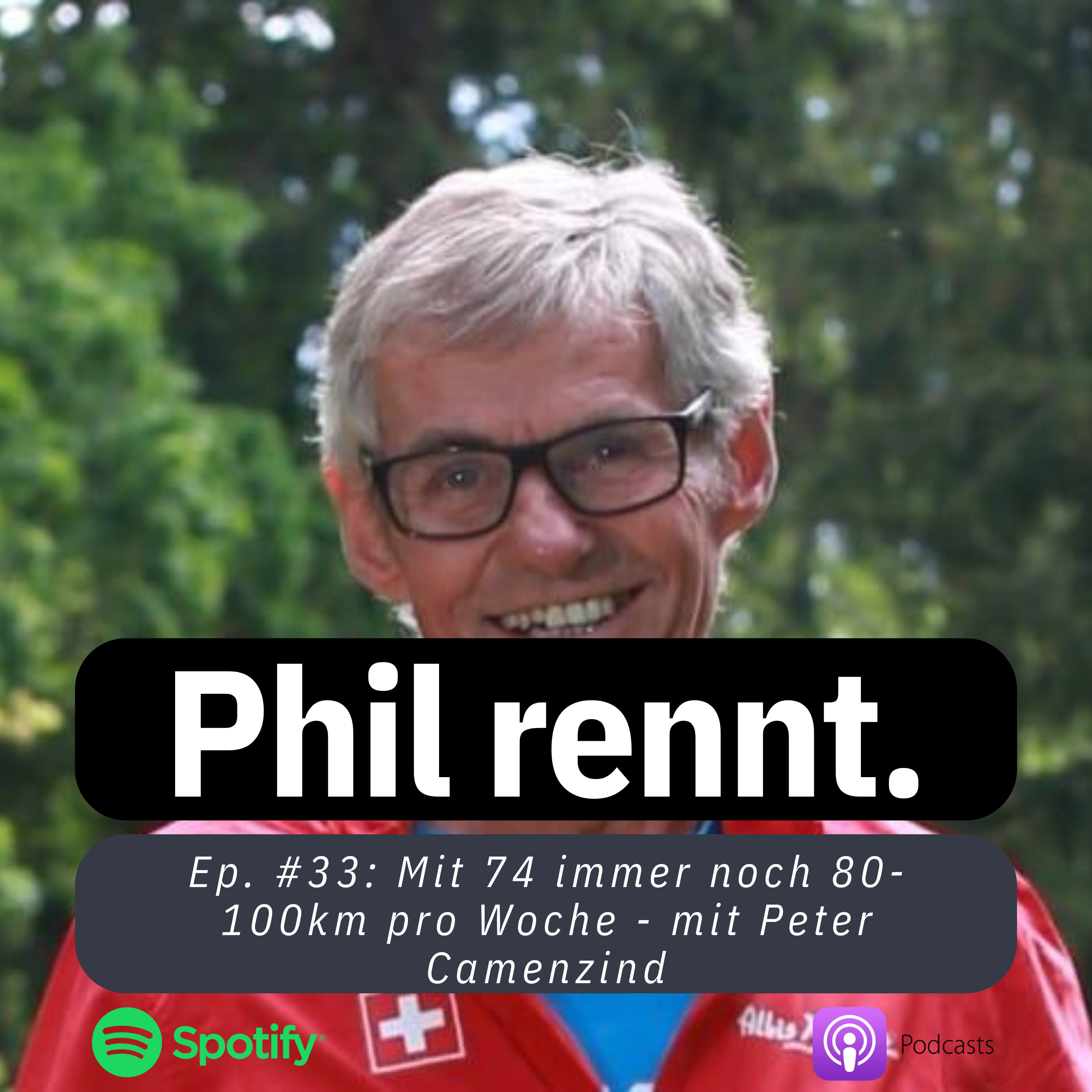 Phil rennt.