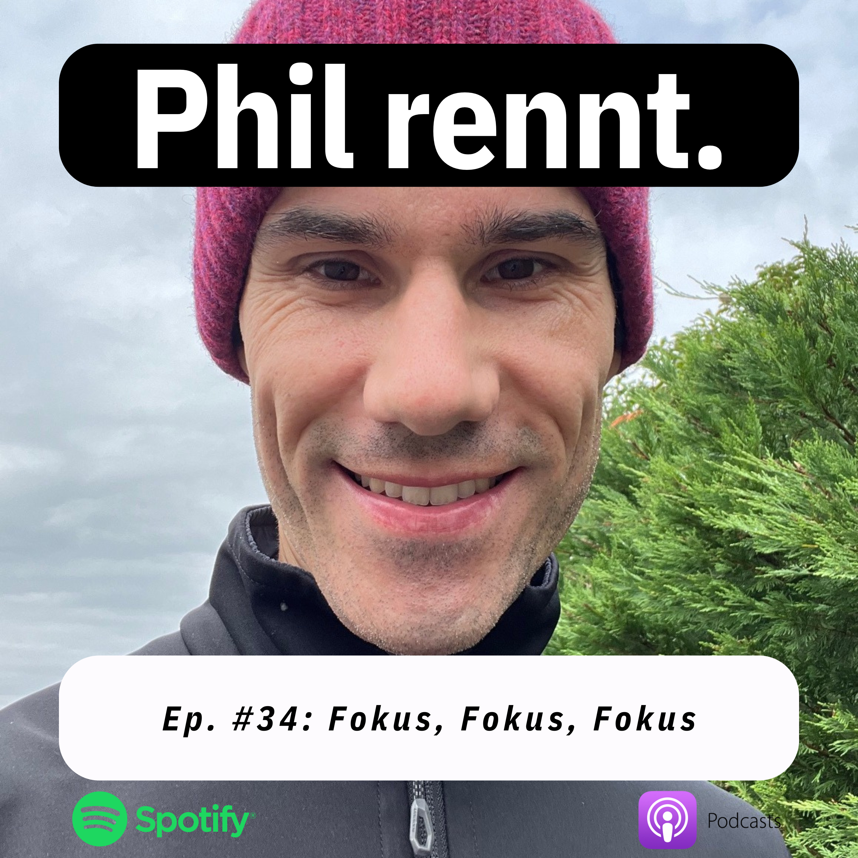 Phil rennt.