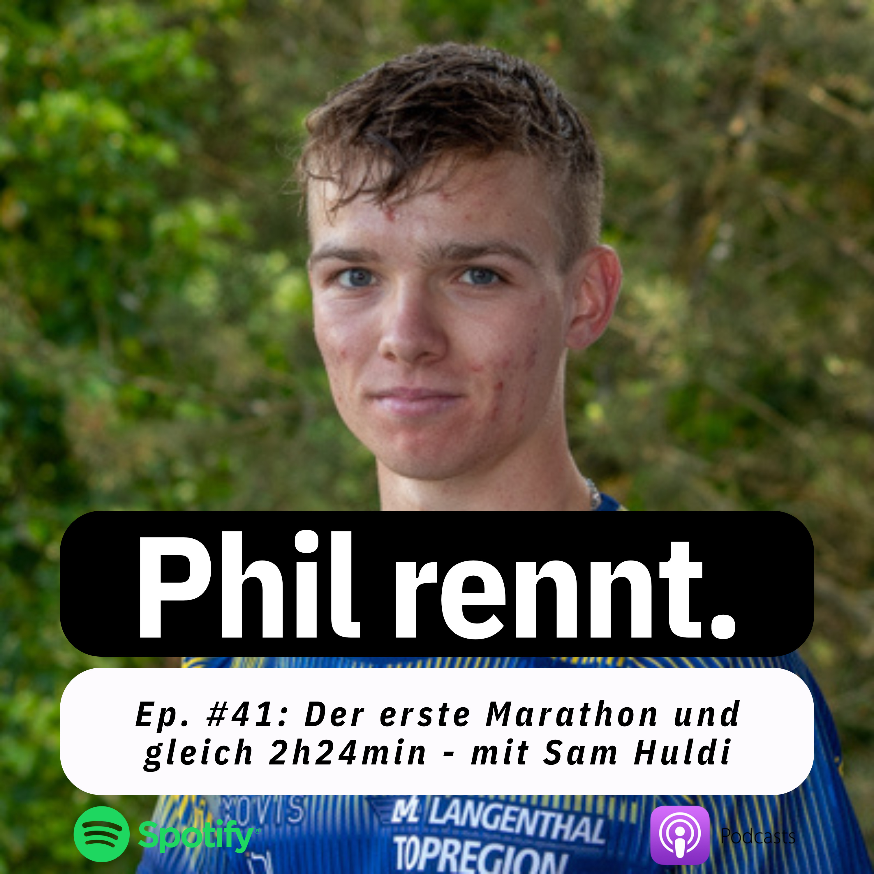 Phil rennt.