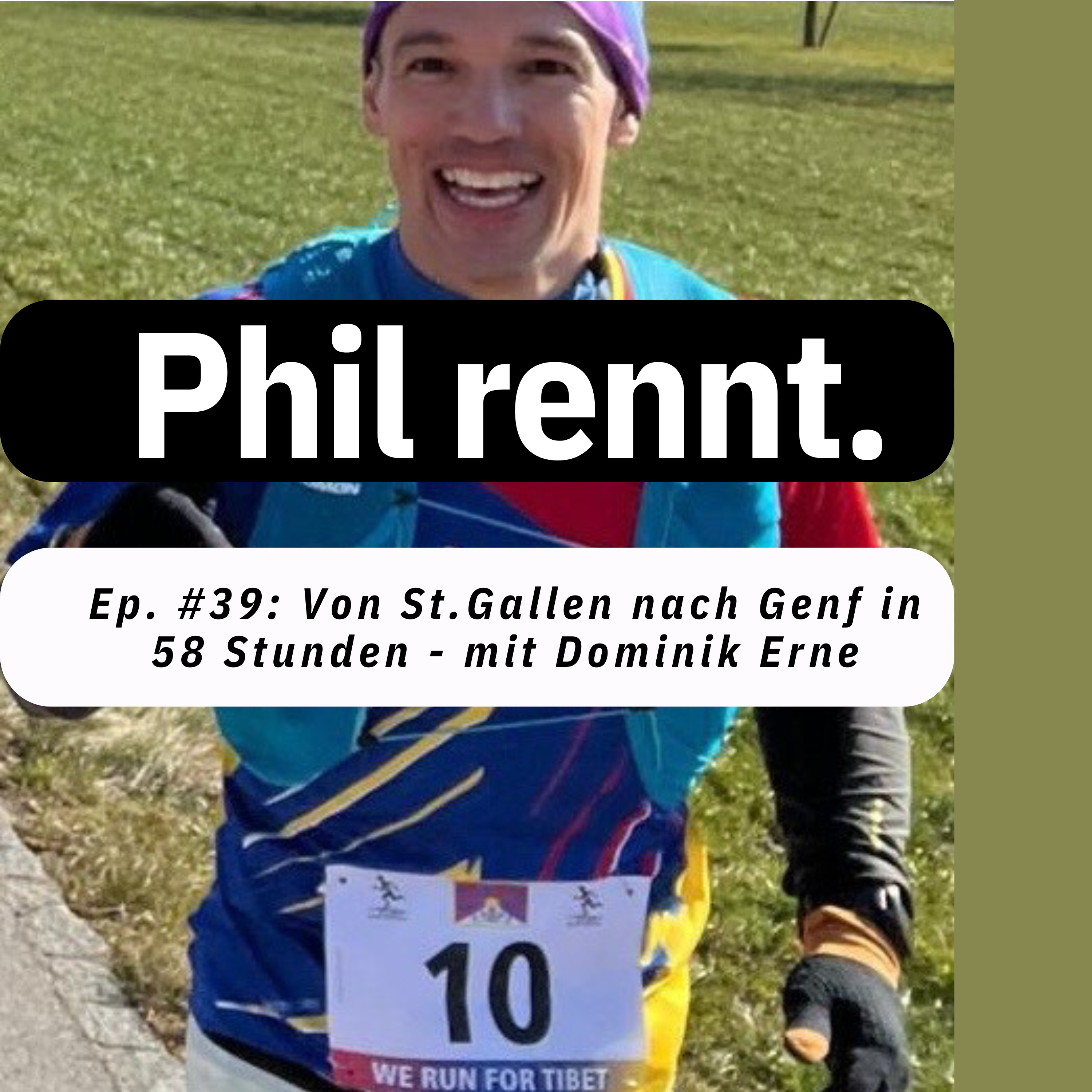 Phil rennt.