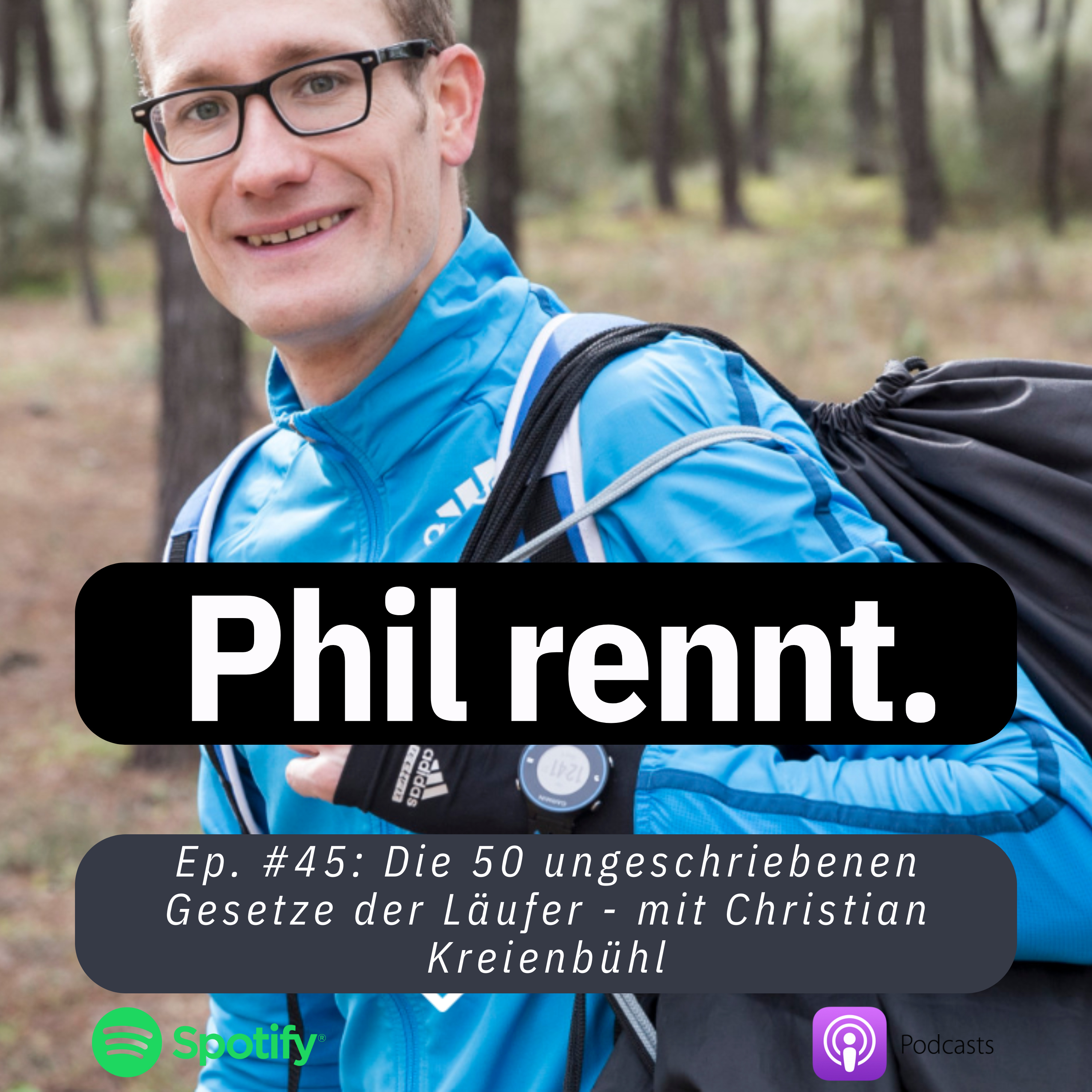 Phil rennt.