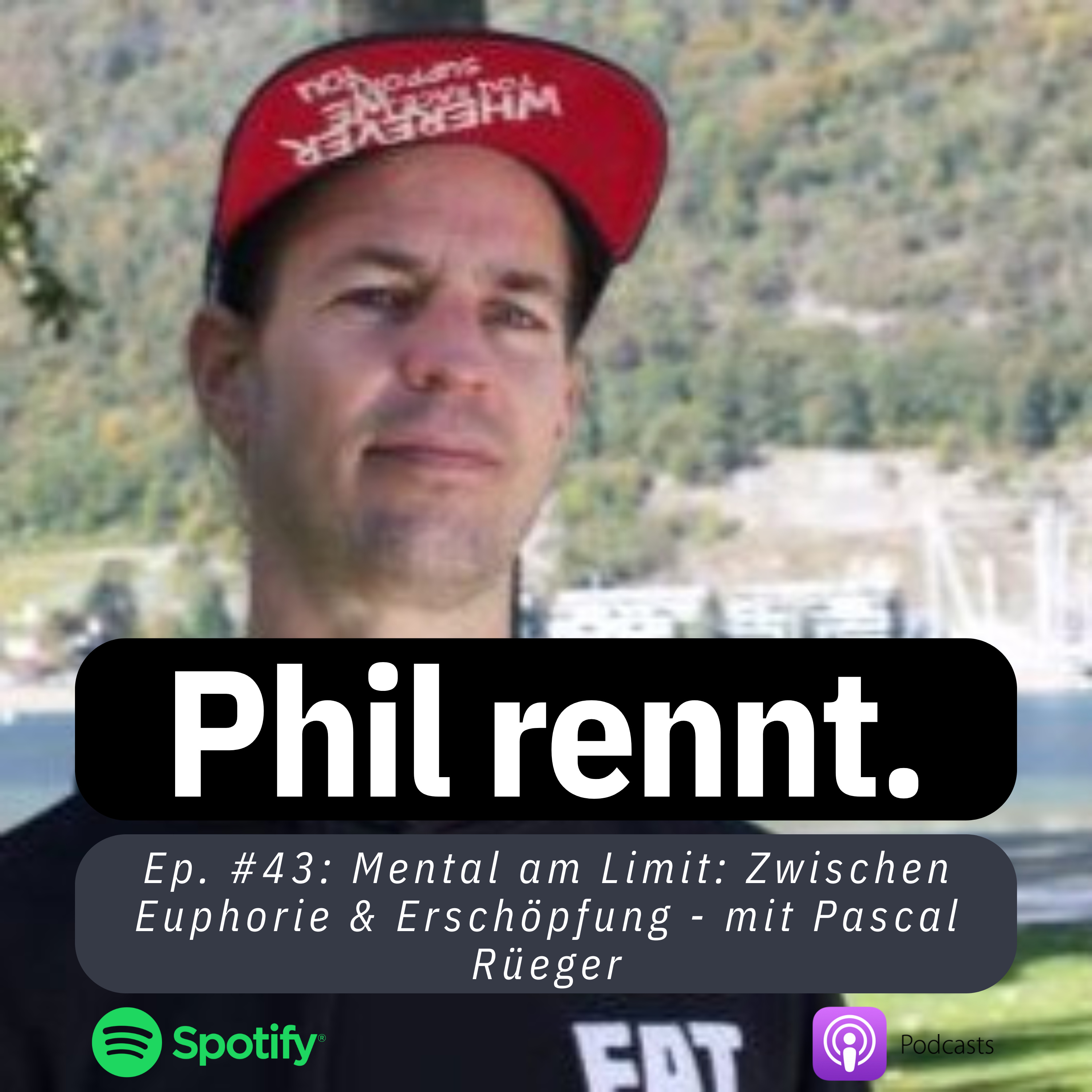 Phil rennt.