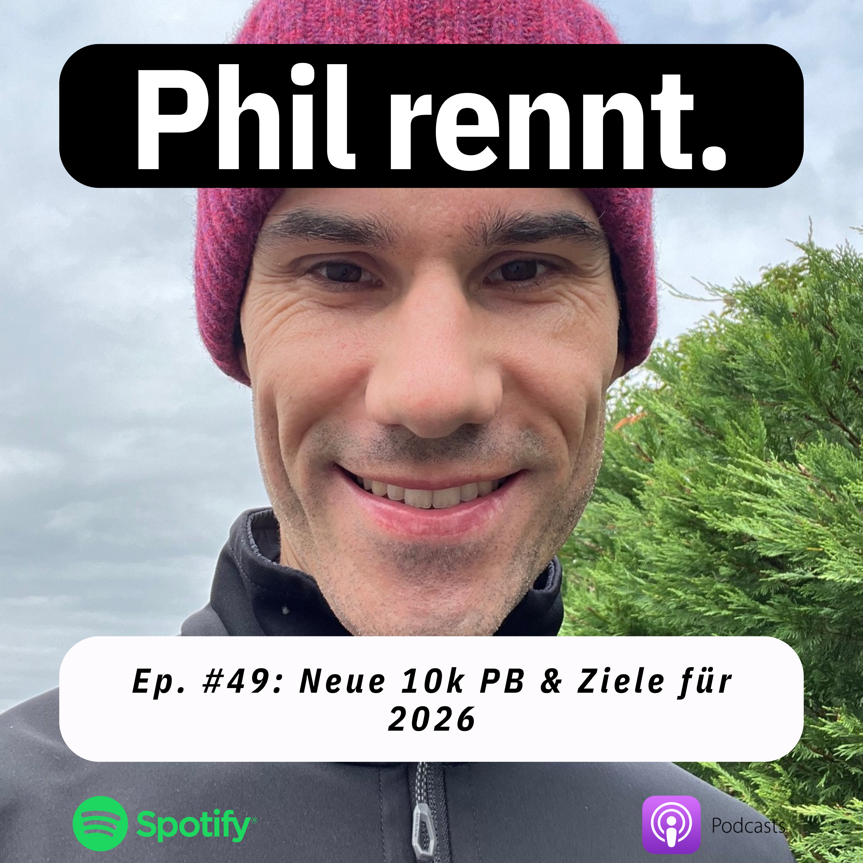Phil rennt.