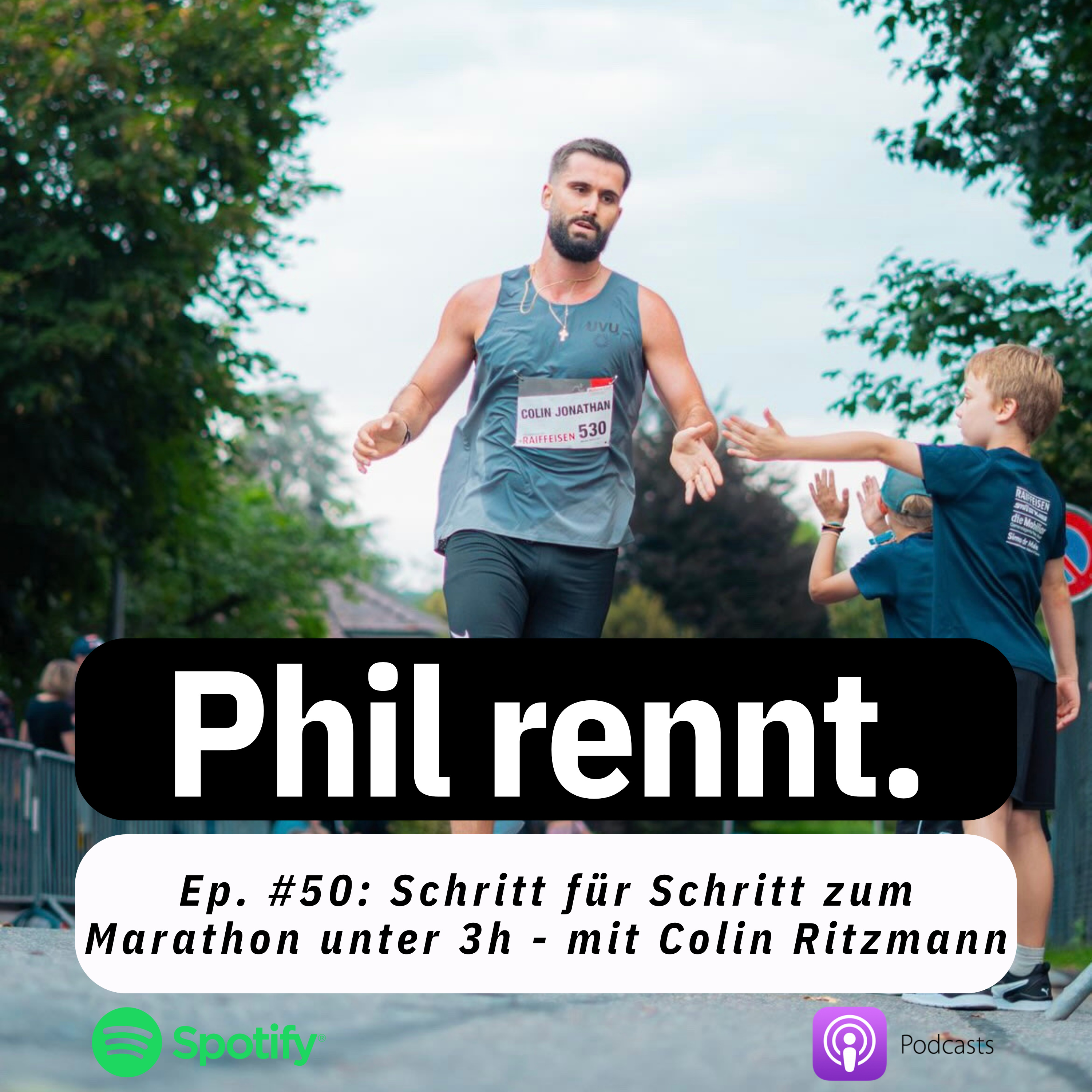 Phil rennt.