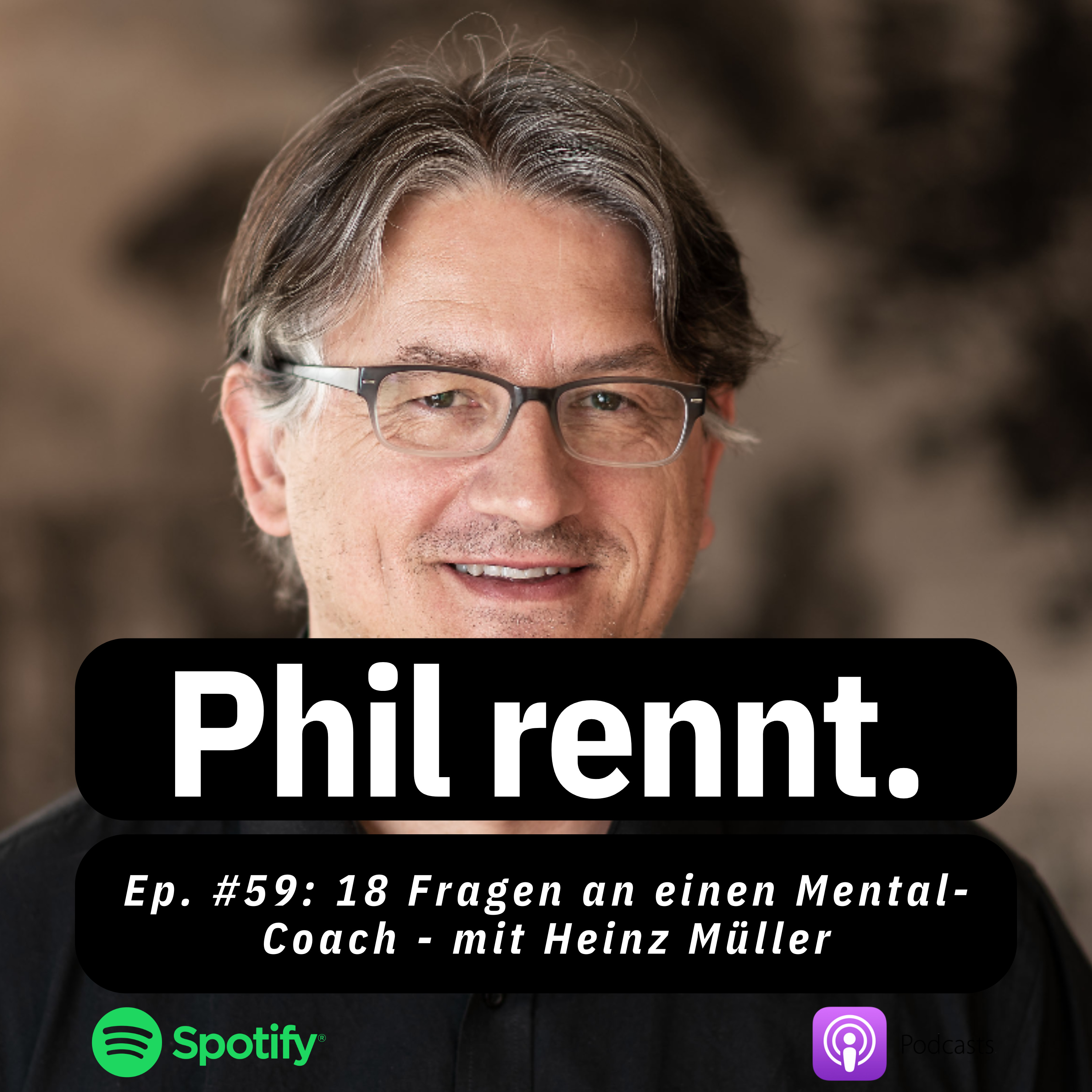 Phil rennt.