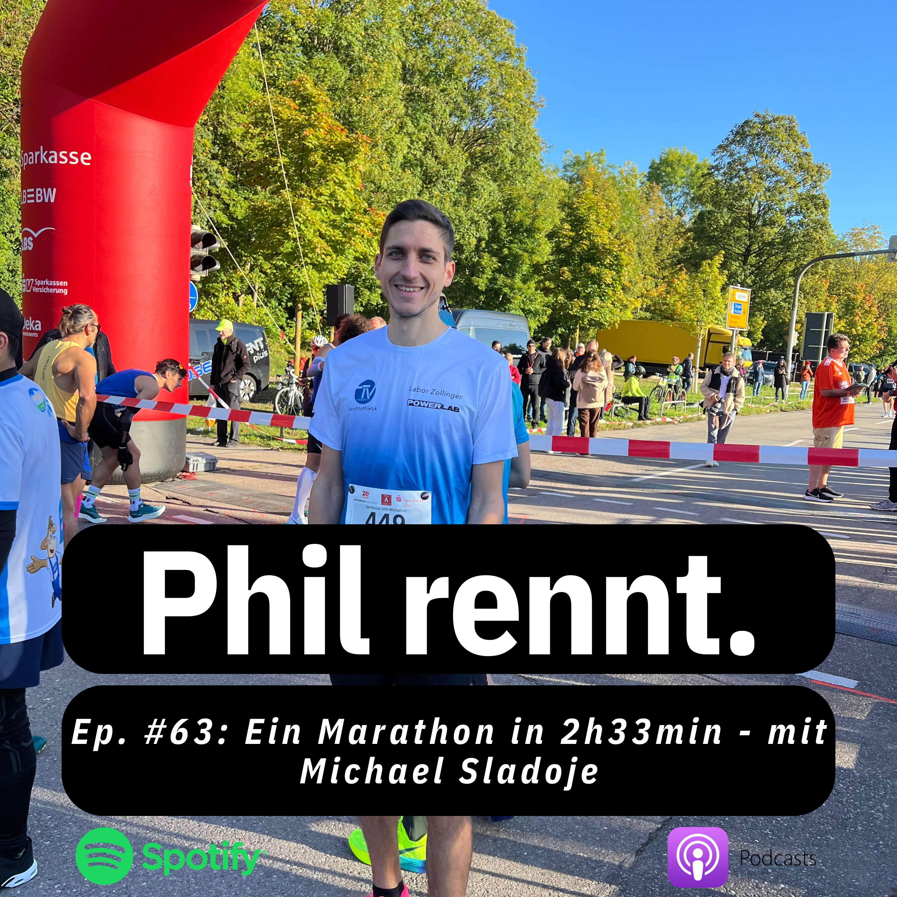 Phil rennt.