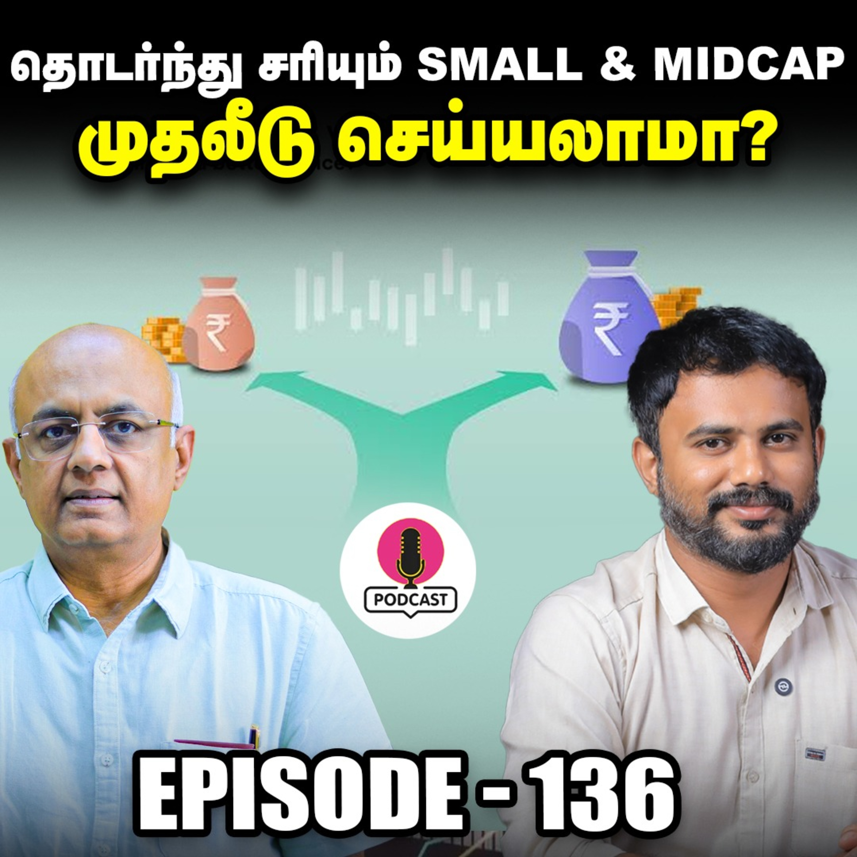 சரியும் Stock Market-ல் முதலீடு செய்வது புத்திசாலித்தனமா? | IPS finance - 136 | Sensex | Nifty episode artwork