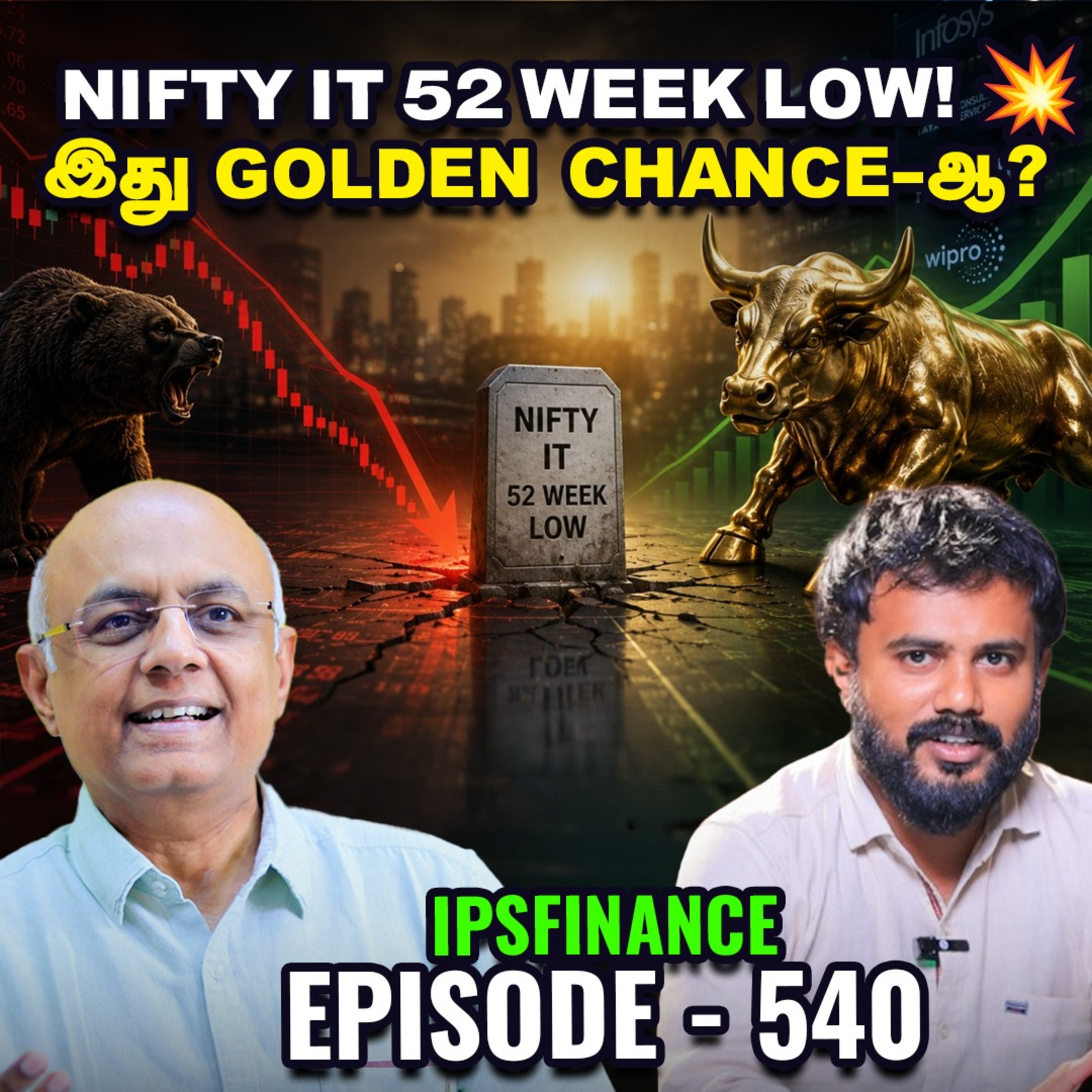 Nifty IT Crash! 😱 வாங்கலாமா? HDFC Bank Big Change! IIP என்ன சொல்கிறது? | IPS Finance - 540  episode artwork