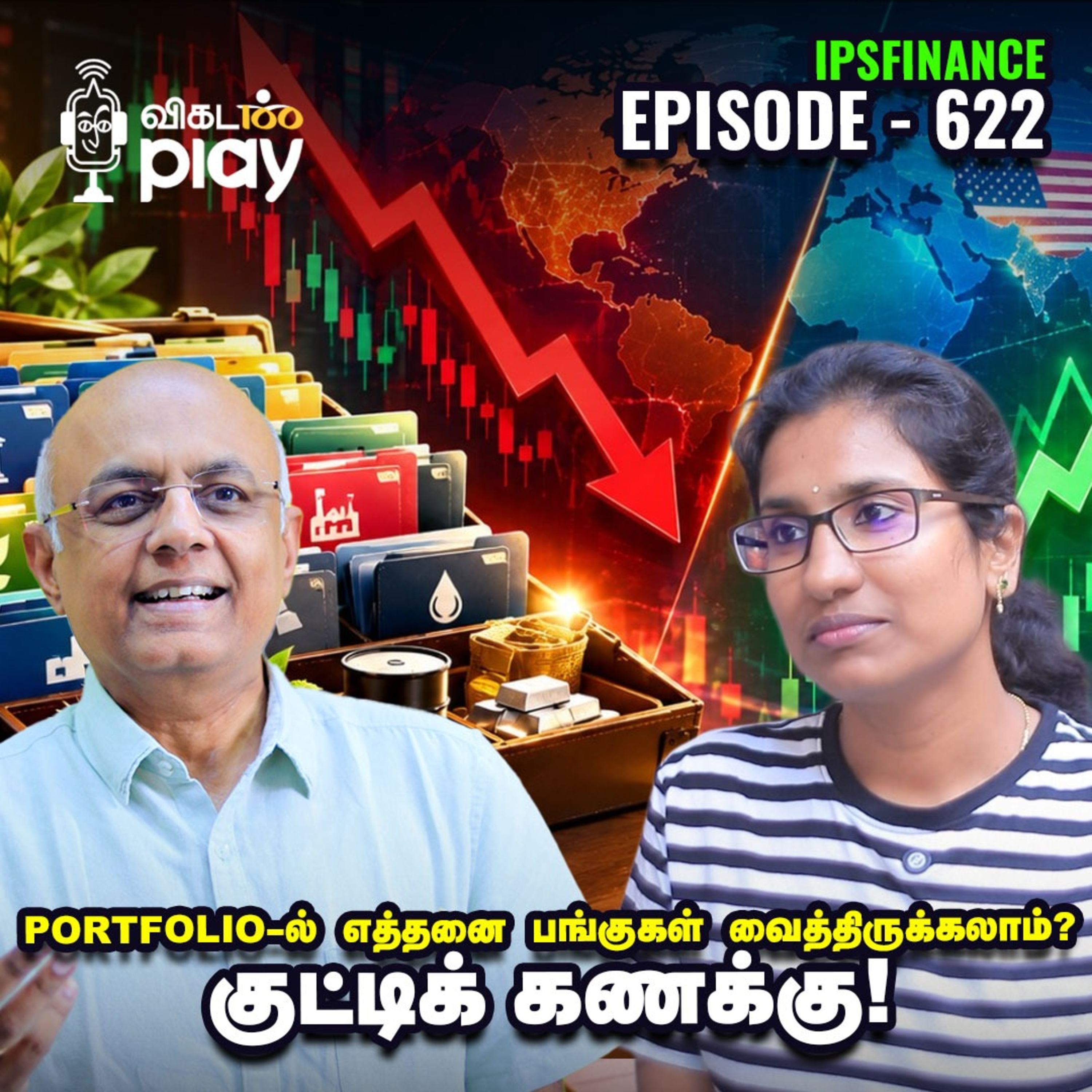 போர் தொடங்கிய அமெரிக்க சந்தை உச்சத்தில் - பிறகு, நம்ம சந்தை ஏன் இறங்கிறது? | IPS Finance - 622