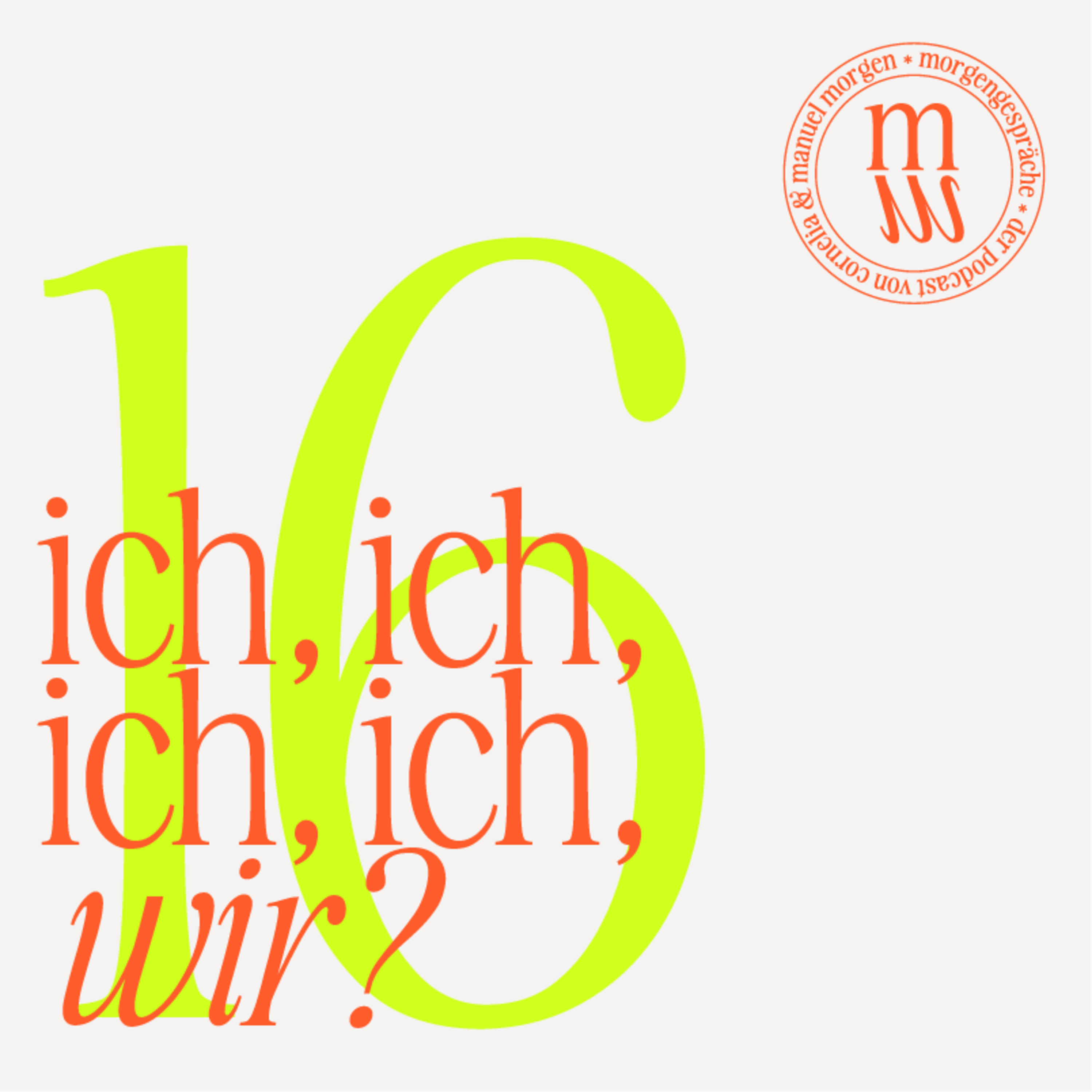 Wenn jeder auf sich schaut, ist auf jeden g'schaut. Egoismus bringt uns weiter.