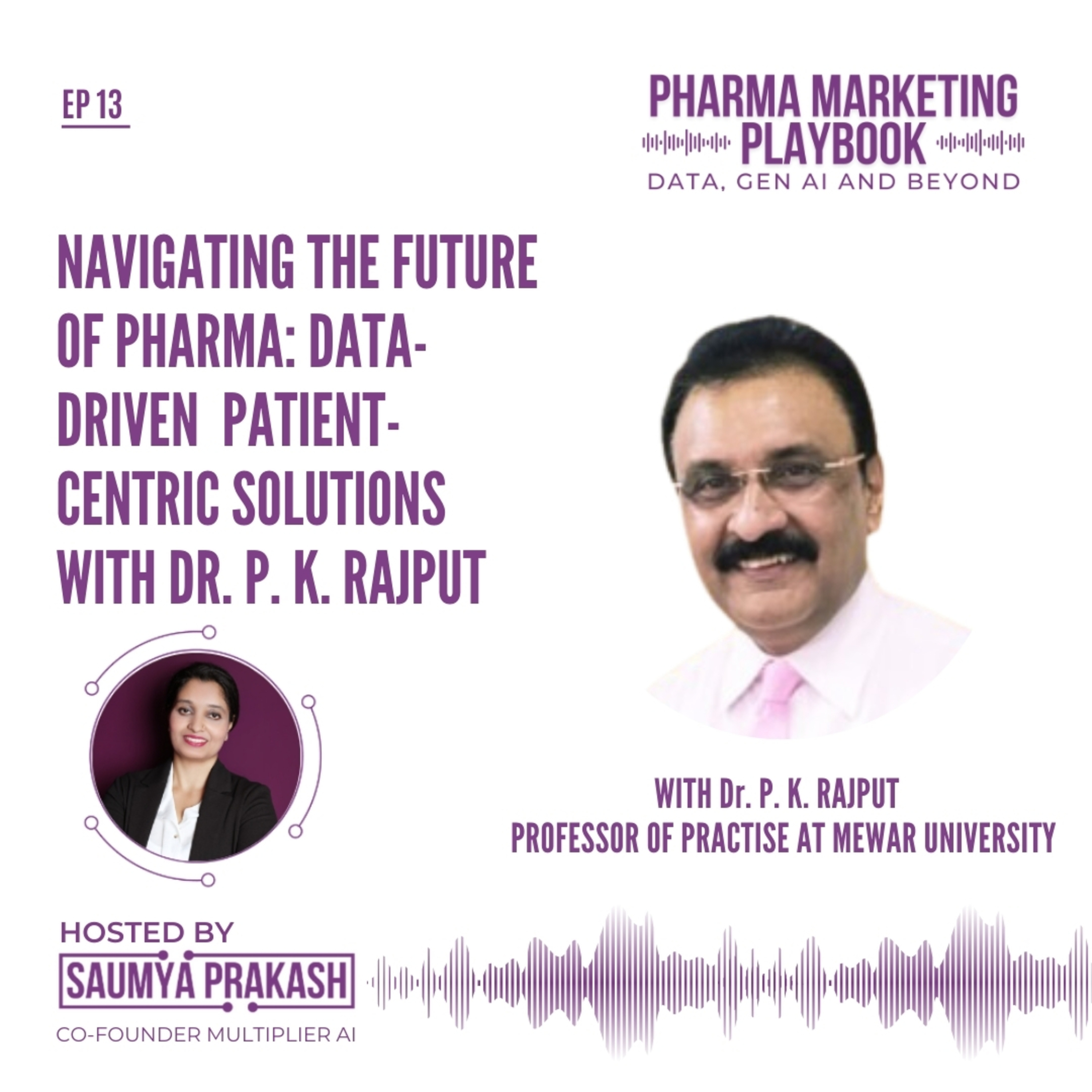  Navigating the Future of Pharma: Data-Driven Patient-Centric Solutions with Dr. P. K. Rajput episode artwork