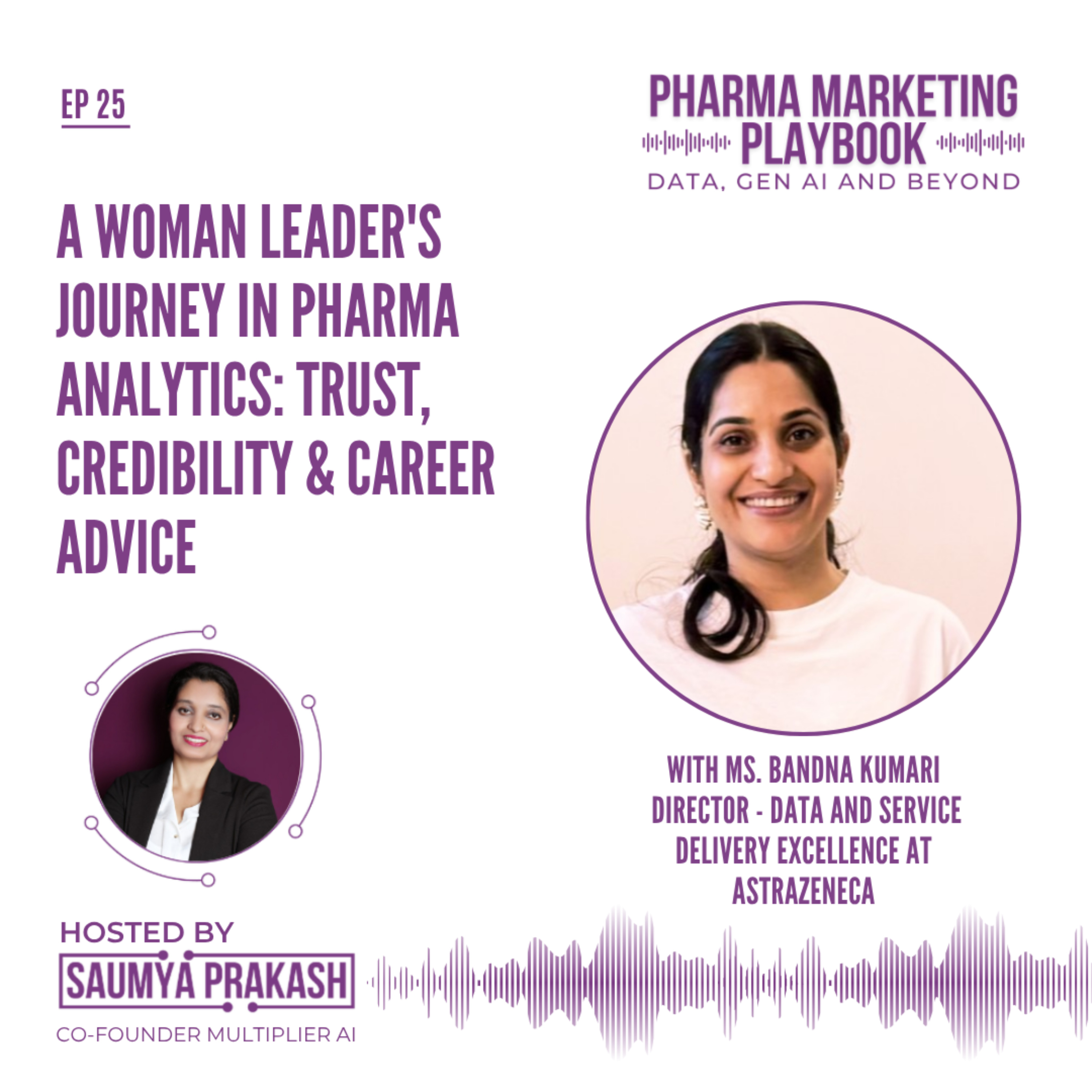 A Woman Leader's Journey in Pharma Analytics: Trust, Credibility & Career Advice | Bandna Katna episode artwork