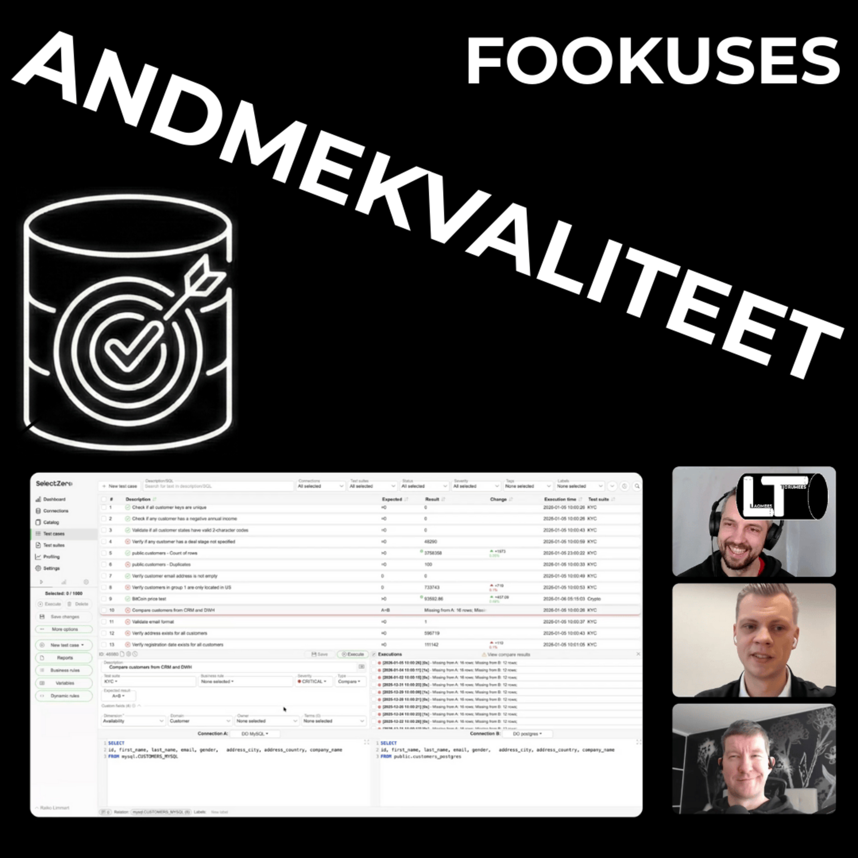 #075 | Raiko Limmart: Andmekvaliteedist ja kvaliteedi tagamisest, SelectZero ülevaade episode artwork