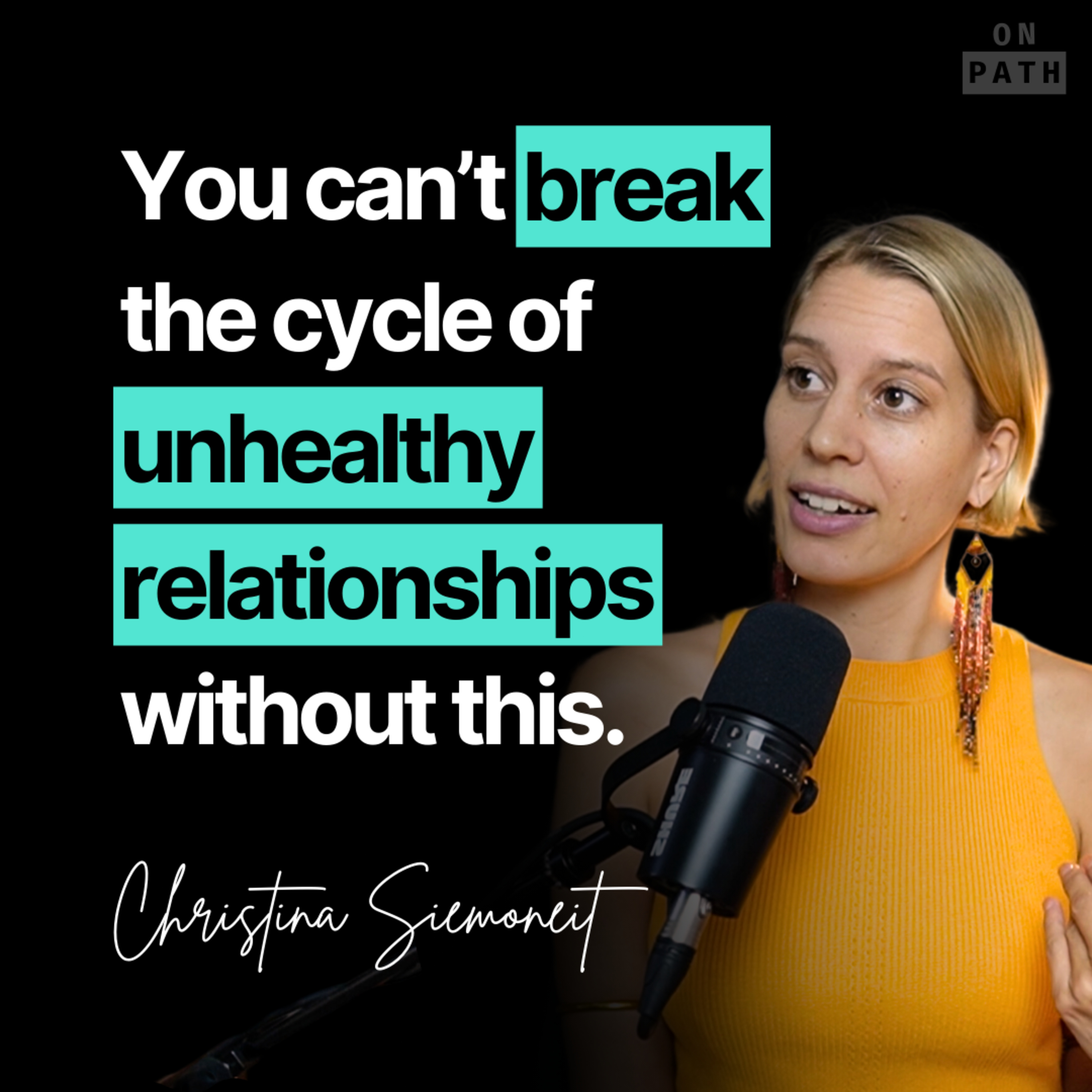E5 - How to Break Free from People-Pleasing and Build Healthy Relationships | Christina Siemoneit episode artwork