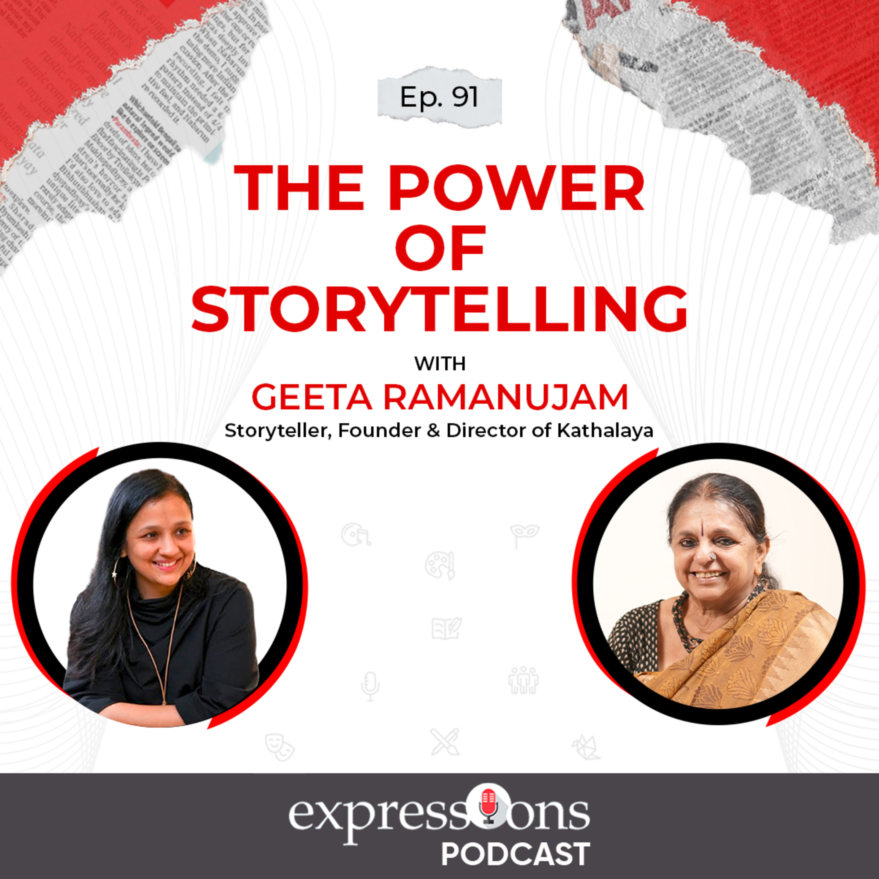 Storytelling expert Geeta Ramanujam on education, parenting & more| Geeta Ramanujam | Kathalaya | Expressions Podcast
