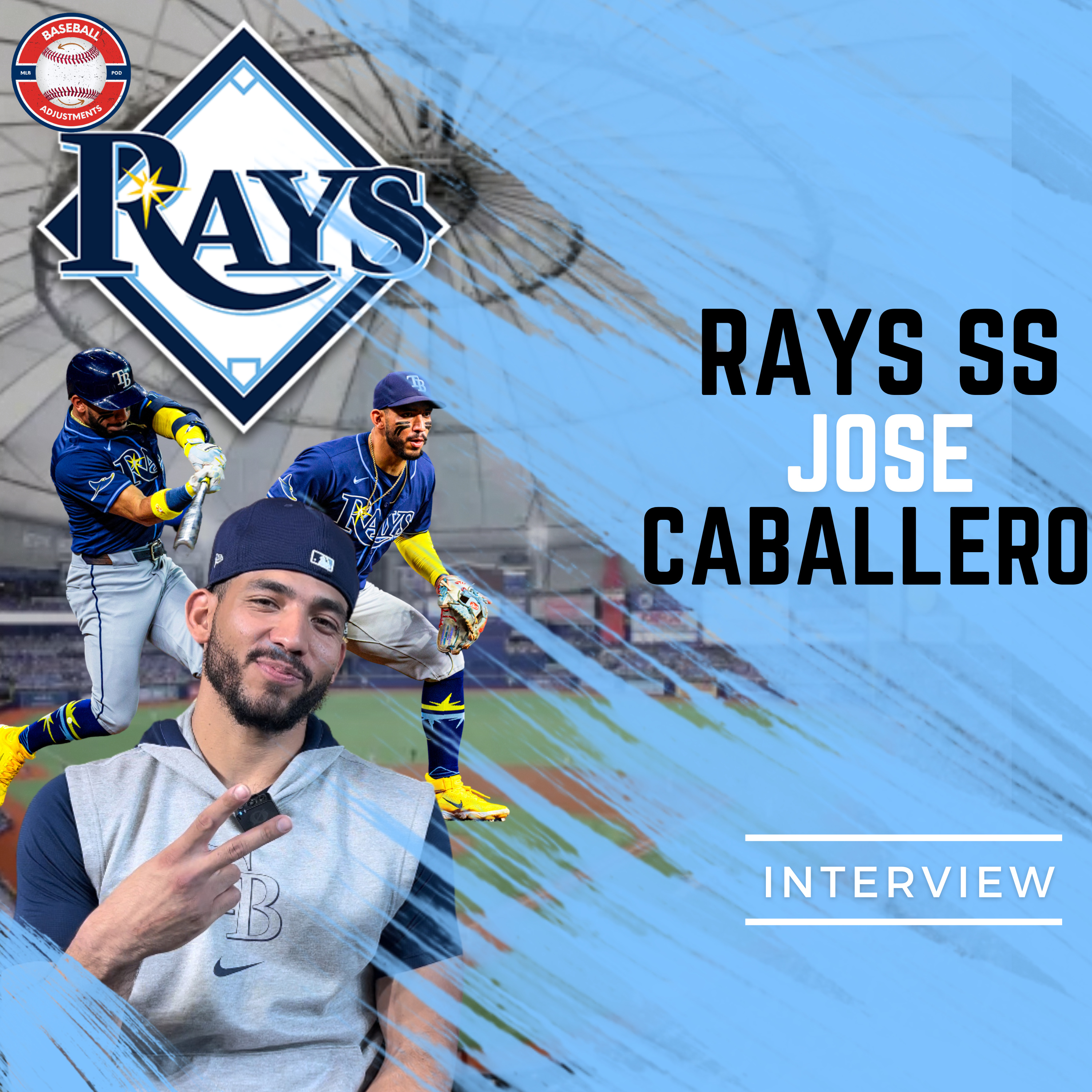 Tampa Bay Rays Infielder José Caballero