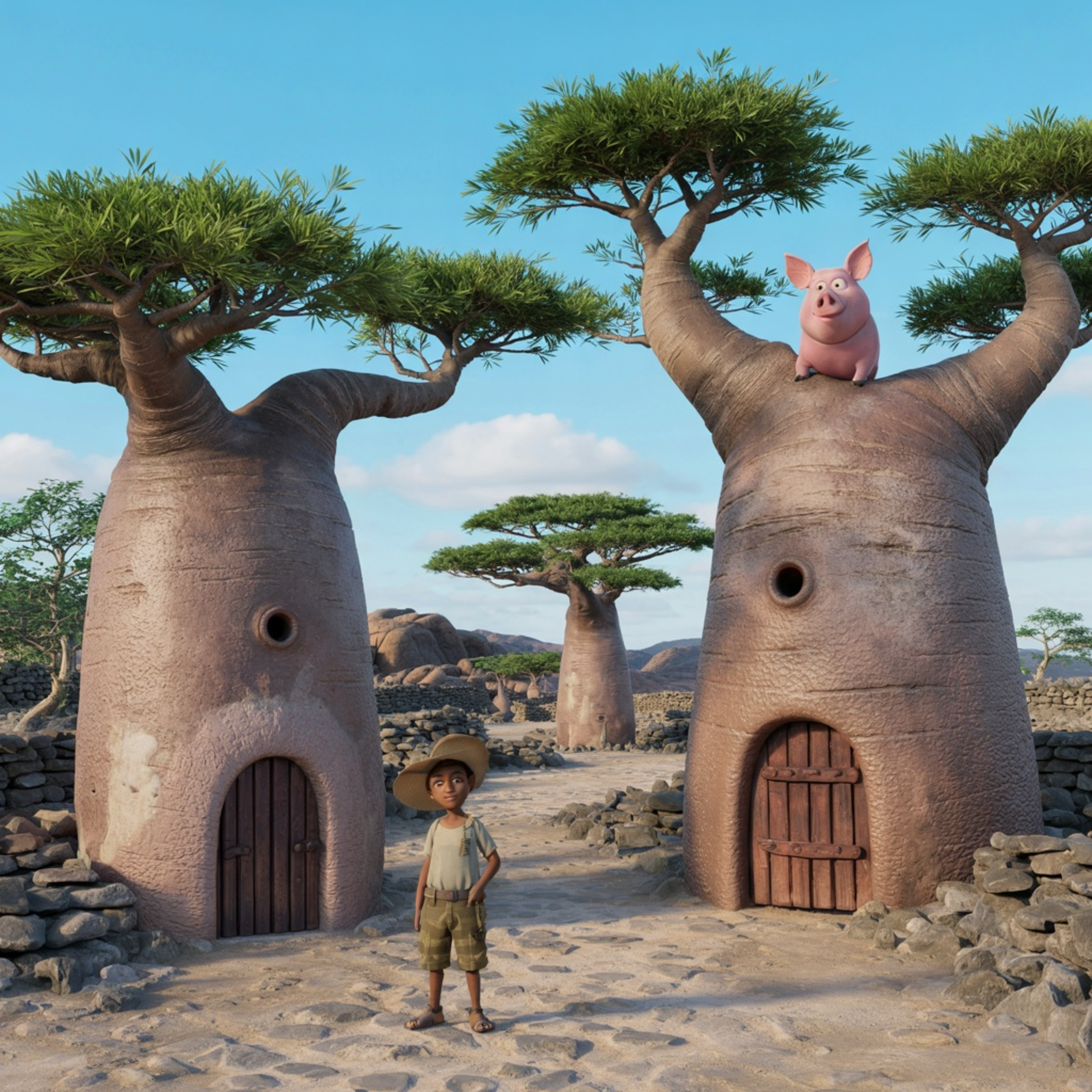 Melvin and Mother S2E10 Madagascan Piggy Backs