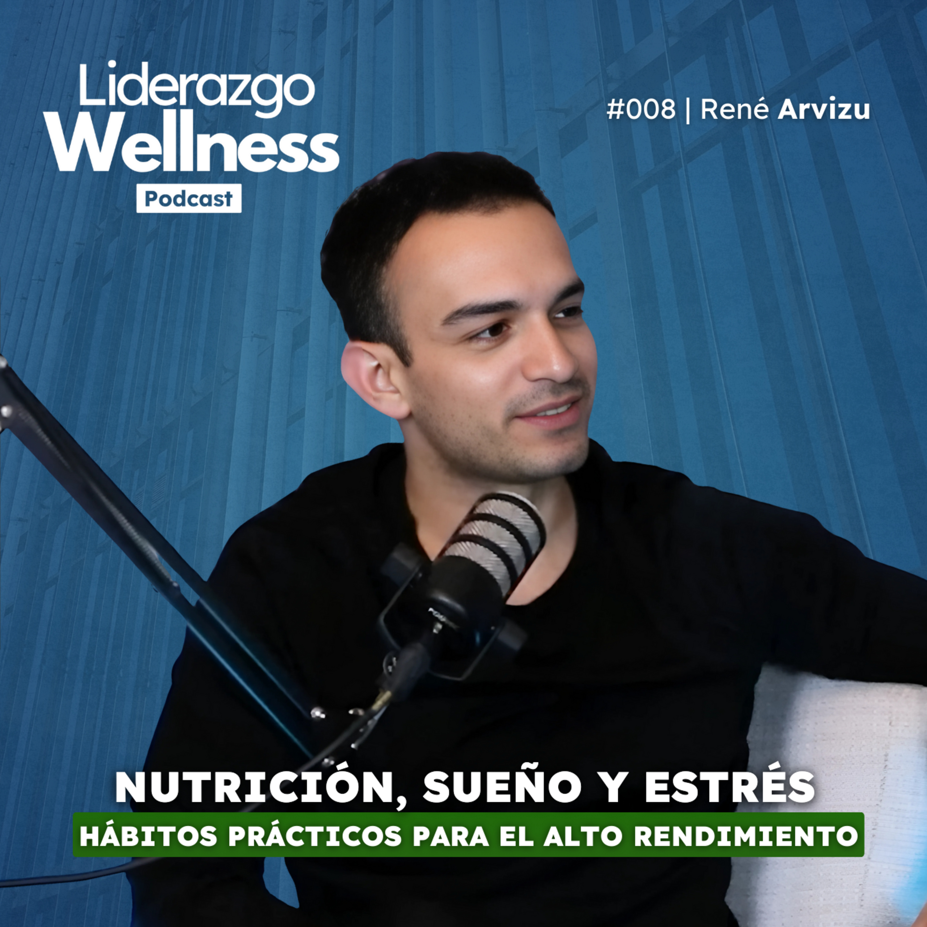 Nutrición, sueño y productividad | Liderazgo Wellness Podcast #008 | René Arvizu episode artwork