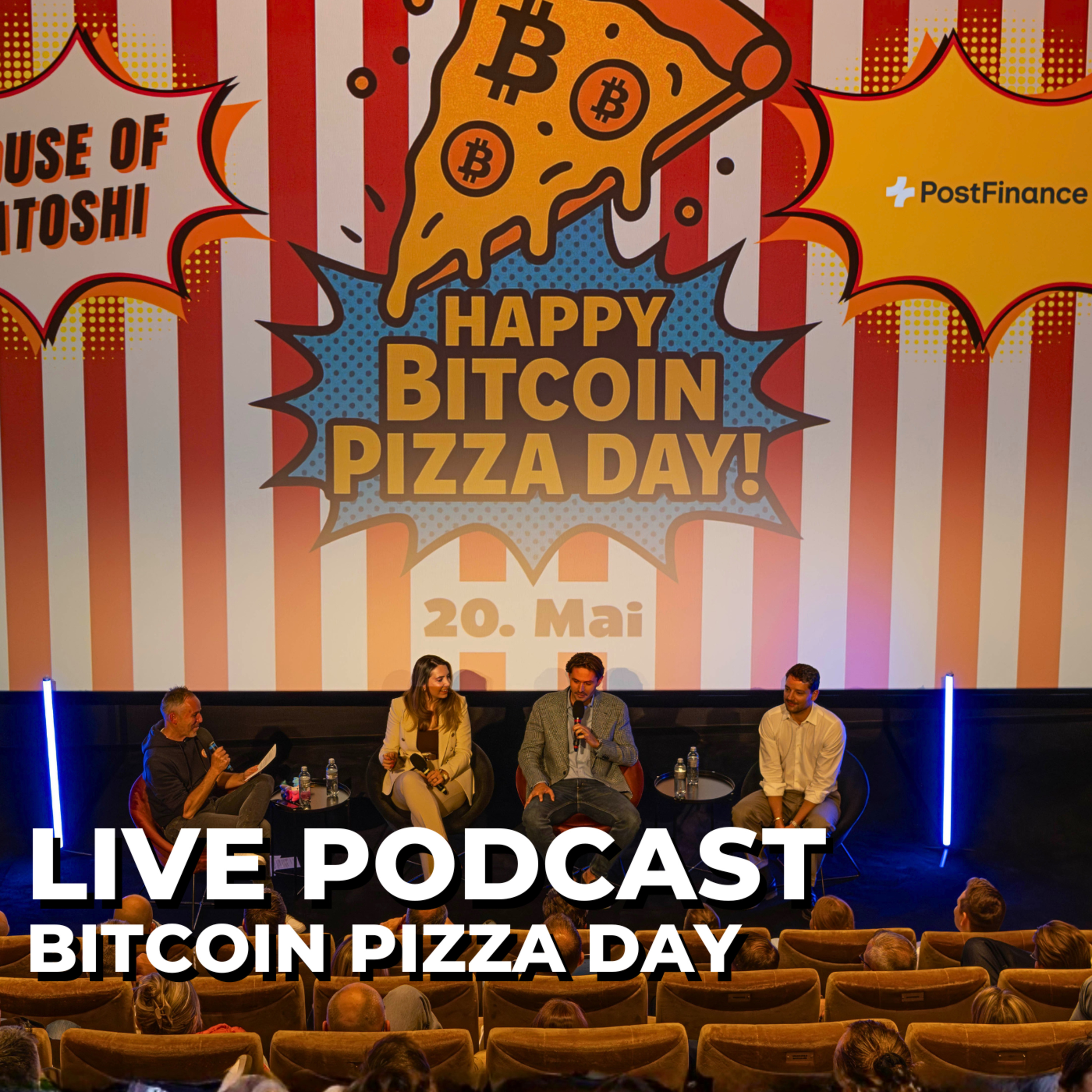 #58 Live Podcast zum Bitcoin Pizza Day 2026: Abwärtsspirale oder das neue Gold? episode artwork