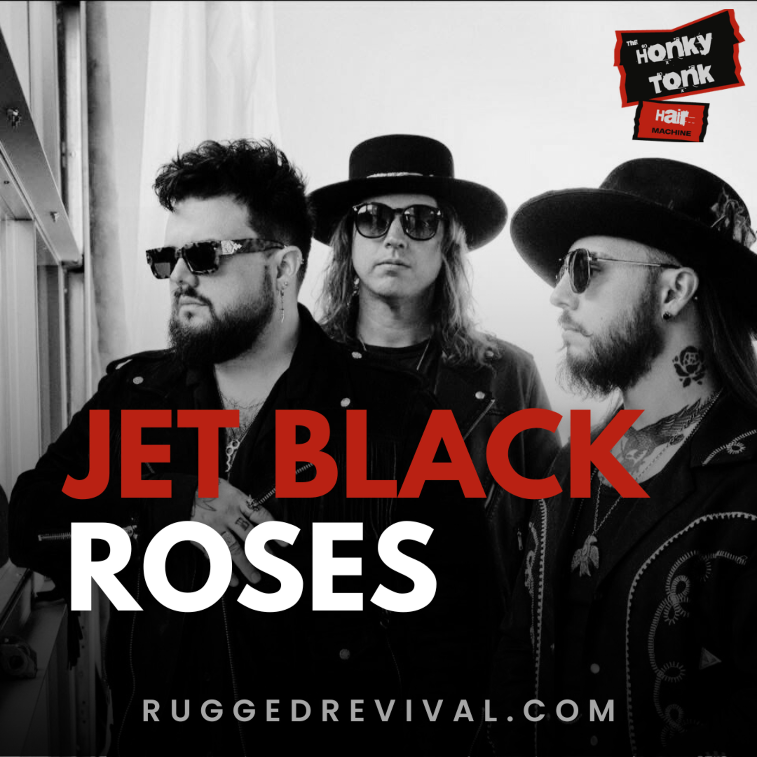 Jet Black Roses - Southern Rock Revival With Country Soul | Rugged Revival