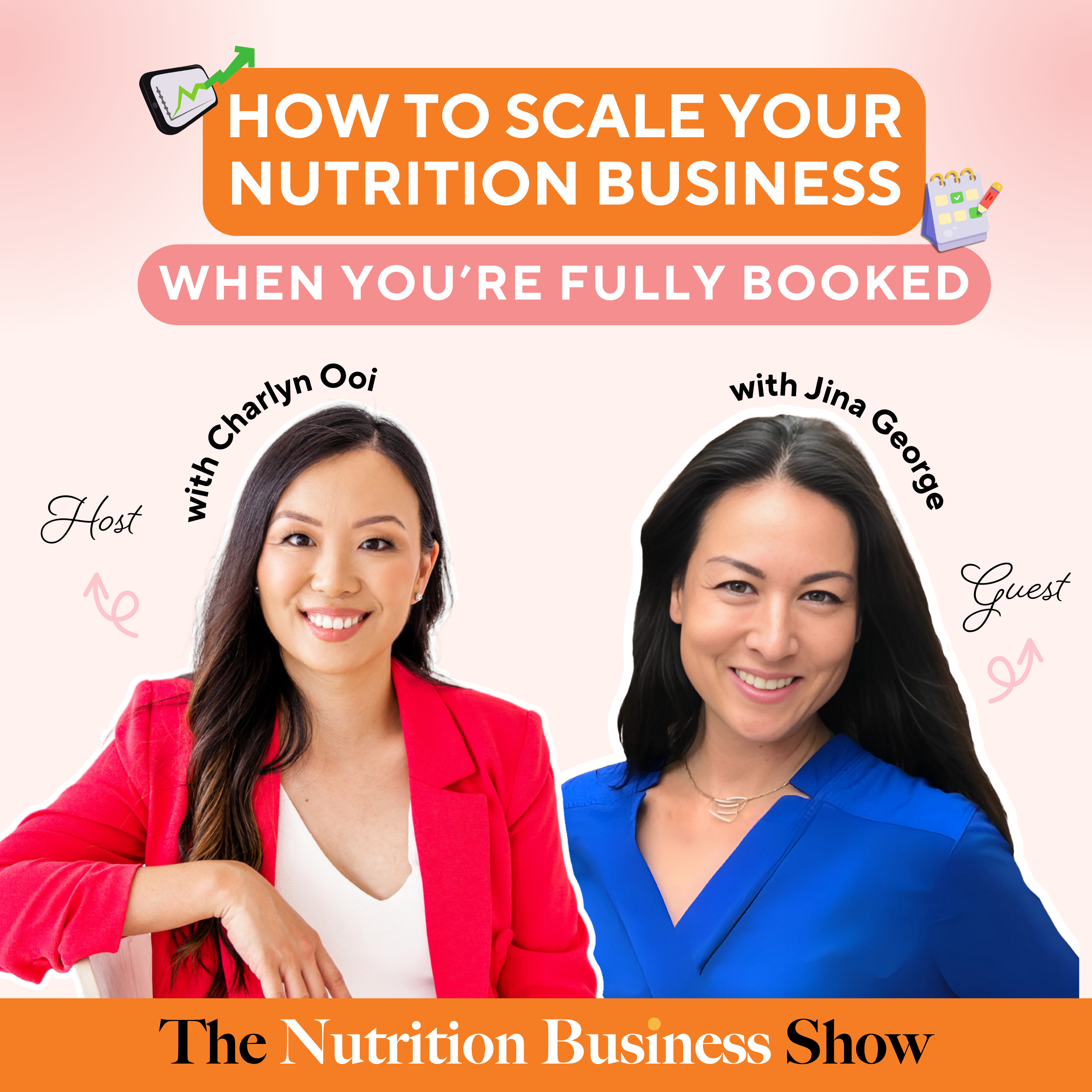EP62: Hot Seat with Dietitian Jina: How to Scale Your Nutrition Business When You’re Already Fully Booked episode artwork