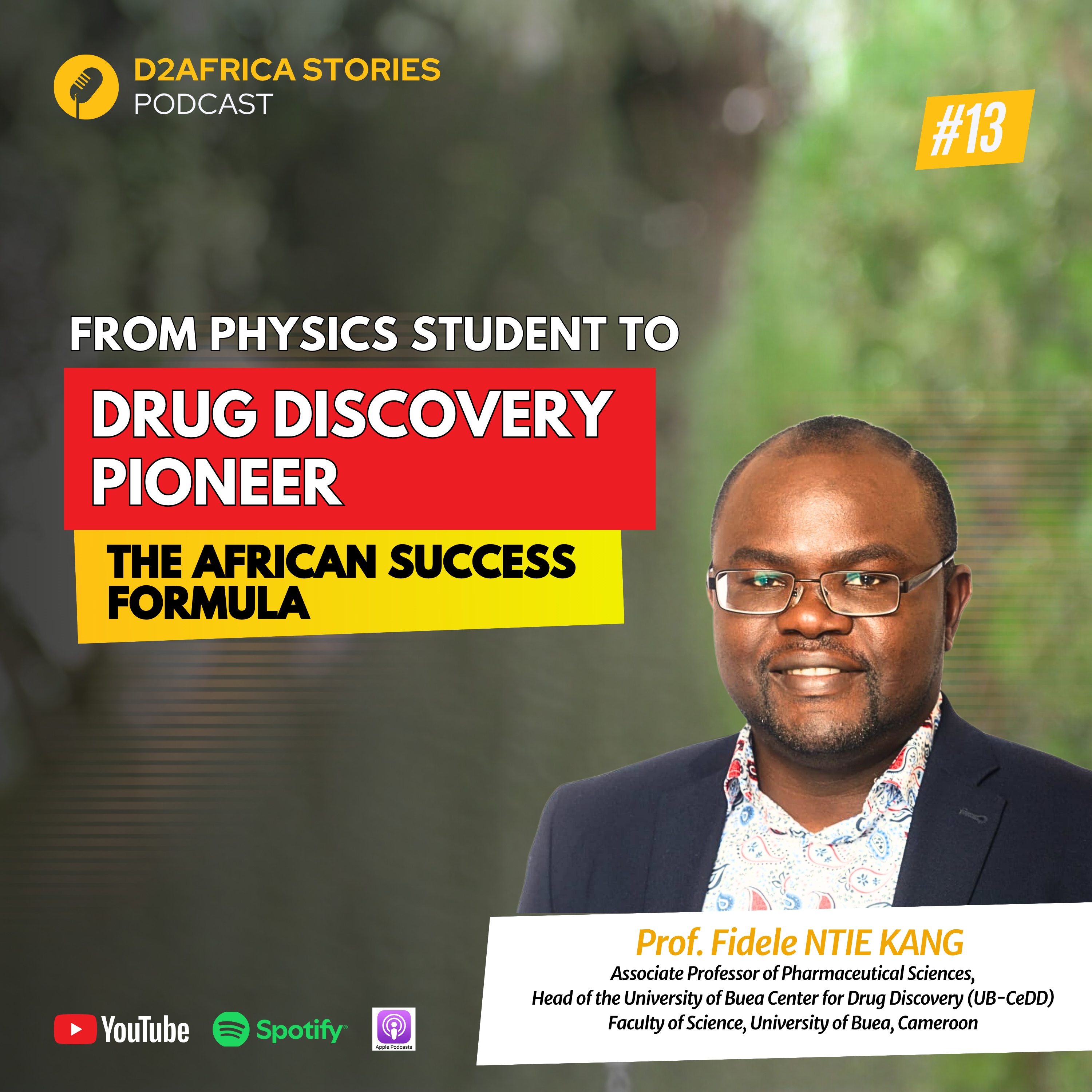 30 JUIL. 2025 · Épisode 13 The African Chemist Who Thought Bill Gates Was Scamming Him with Fidele NTIE KANG
