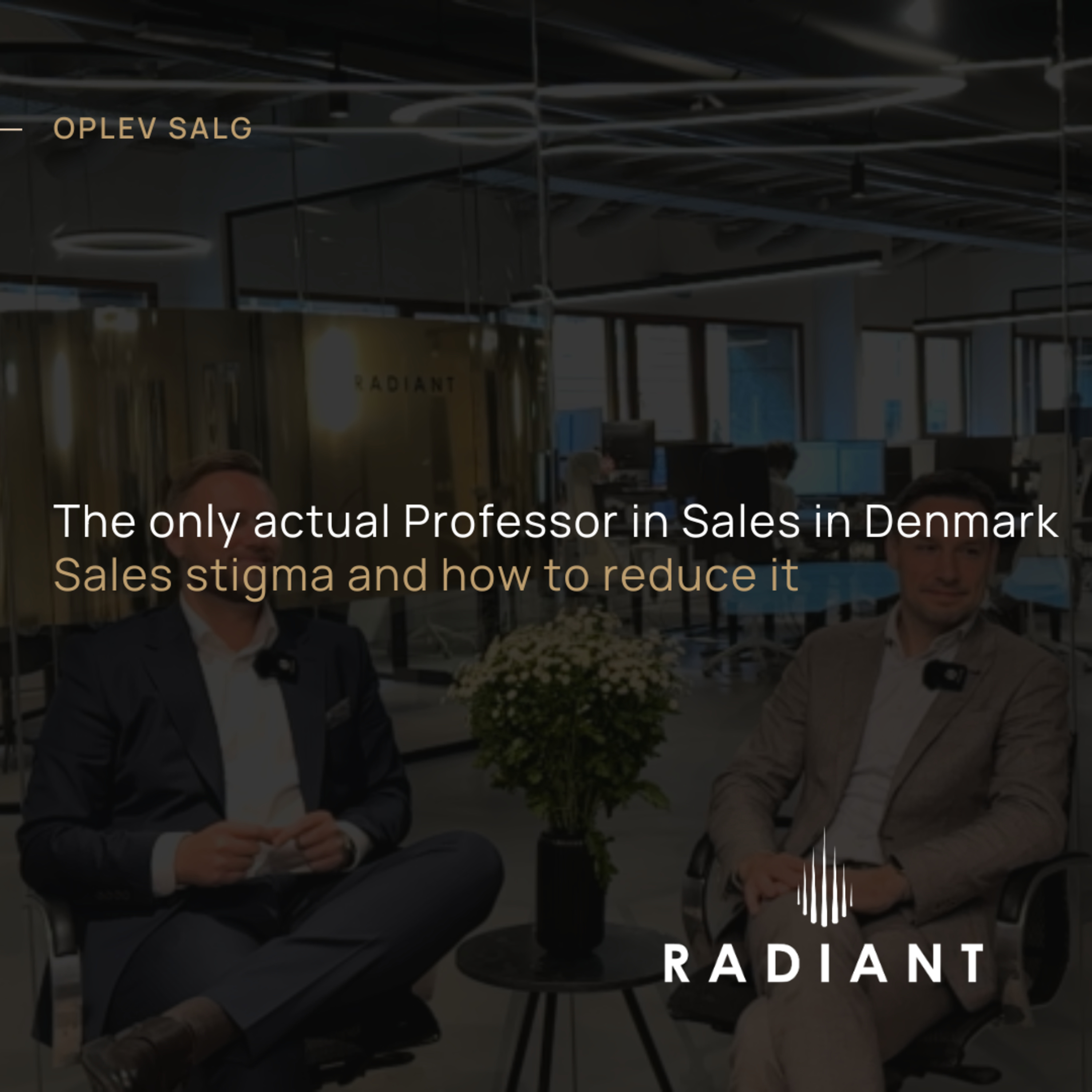 The only actual Professor in Sales in Denmark about sales stigma episode artwork