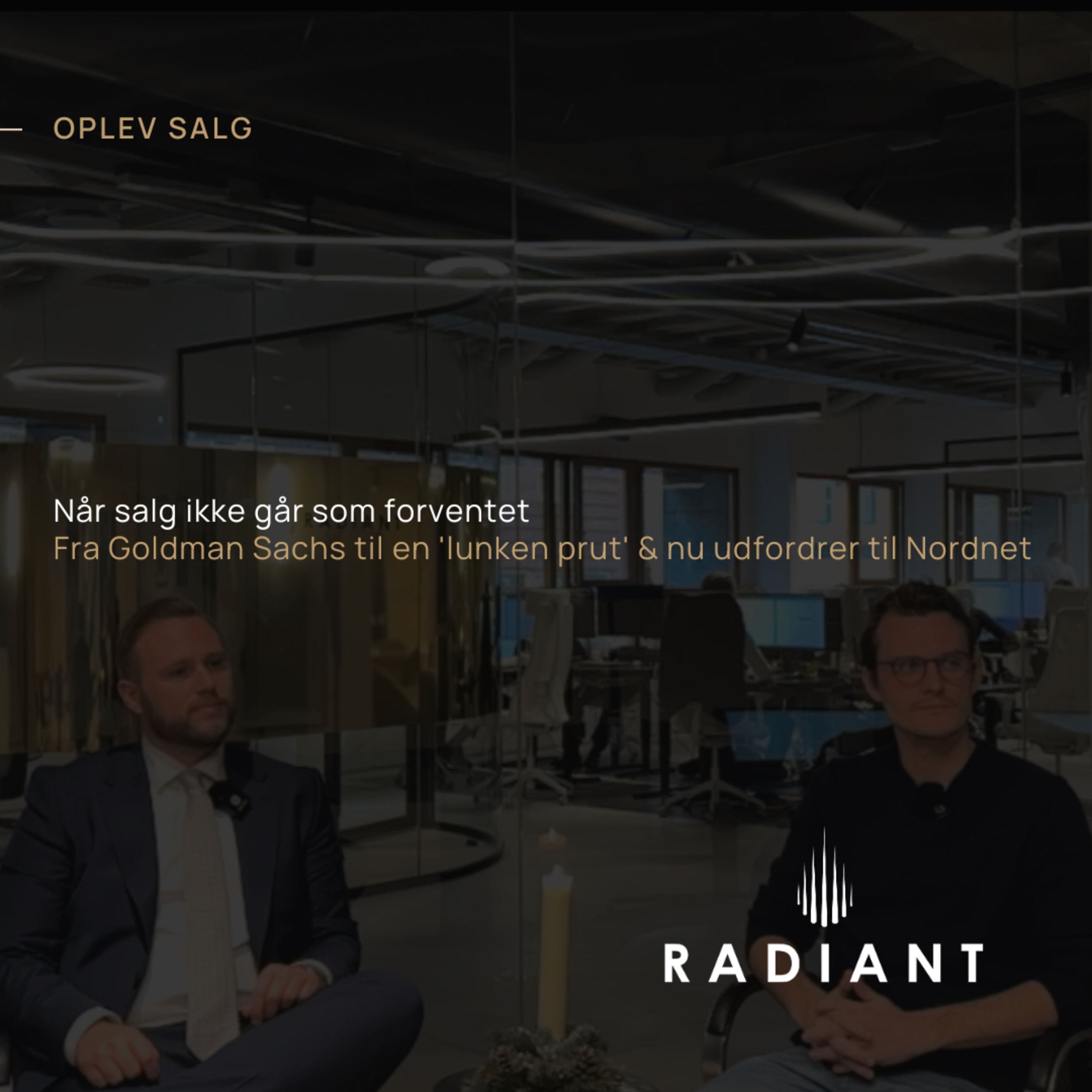Når salg ikke går som forventet - Fra trader i Goldman Sachs til en ‘lunken prut’ og nu som udfordrer til Nordnet episode artwork