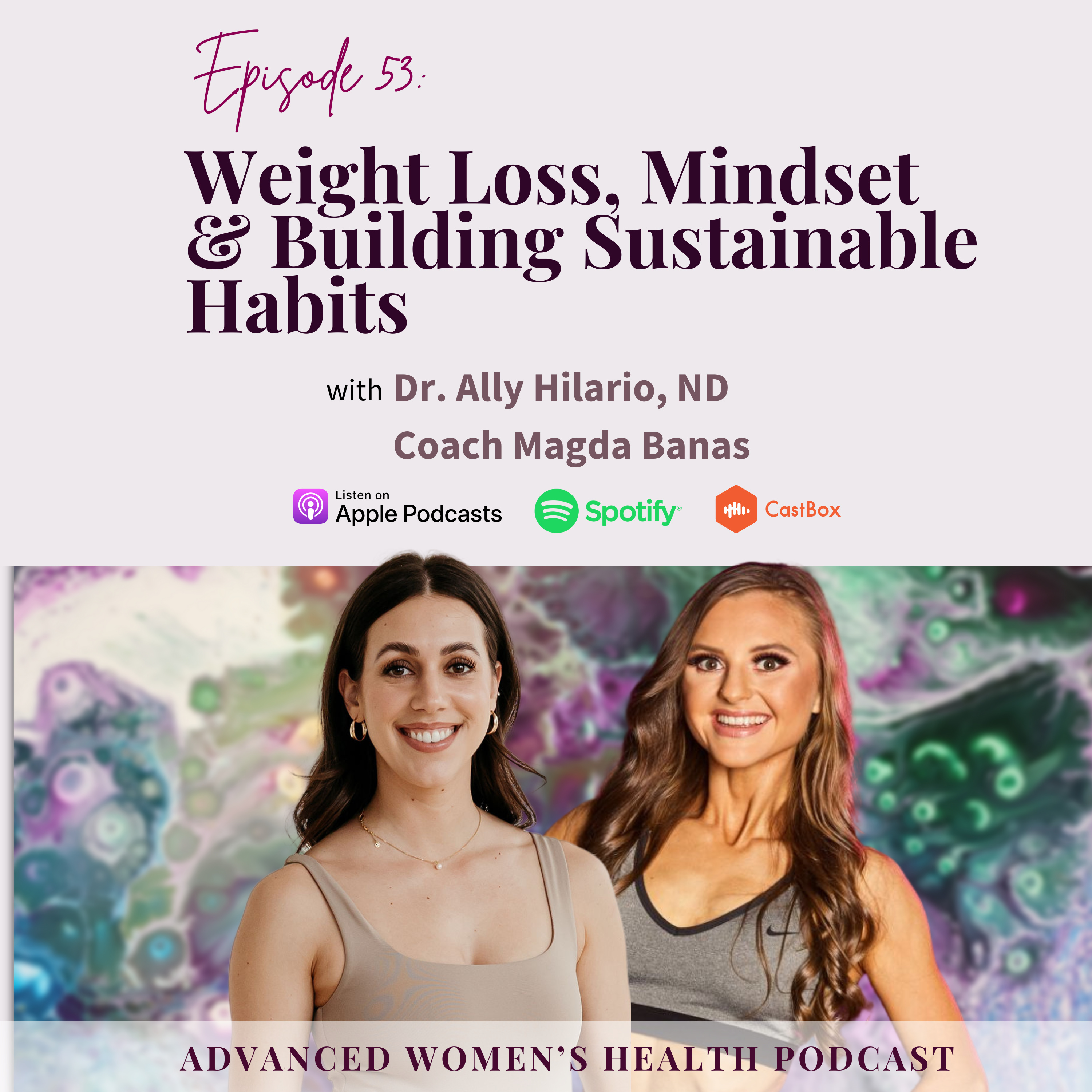 Episode 53: Weight Loss, Mindset & Building Sustainable Habits with Coach Magda Banas episode artwork