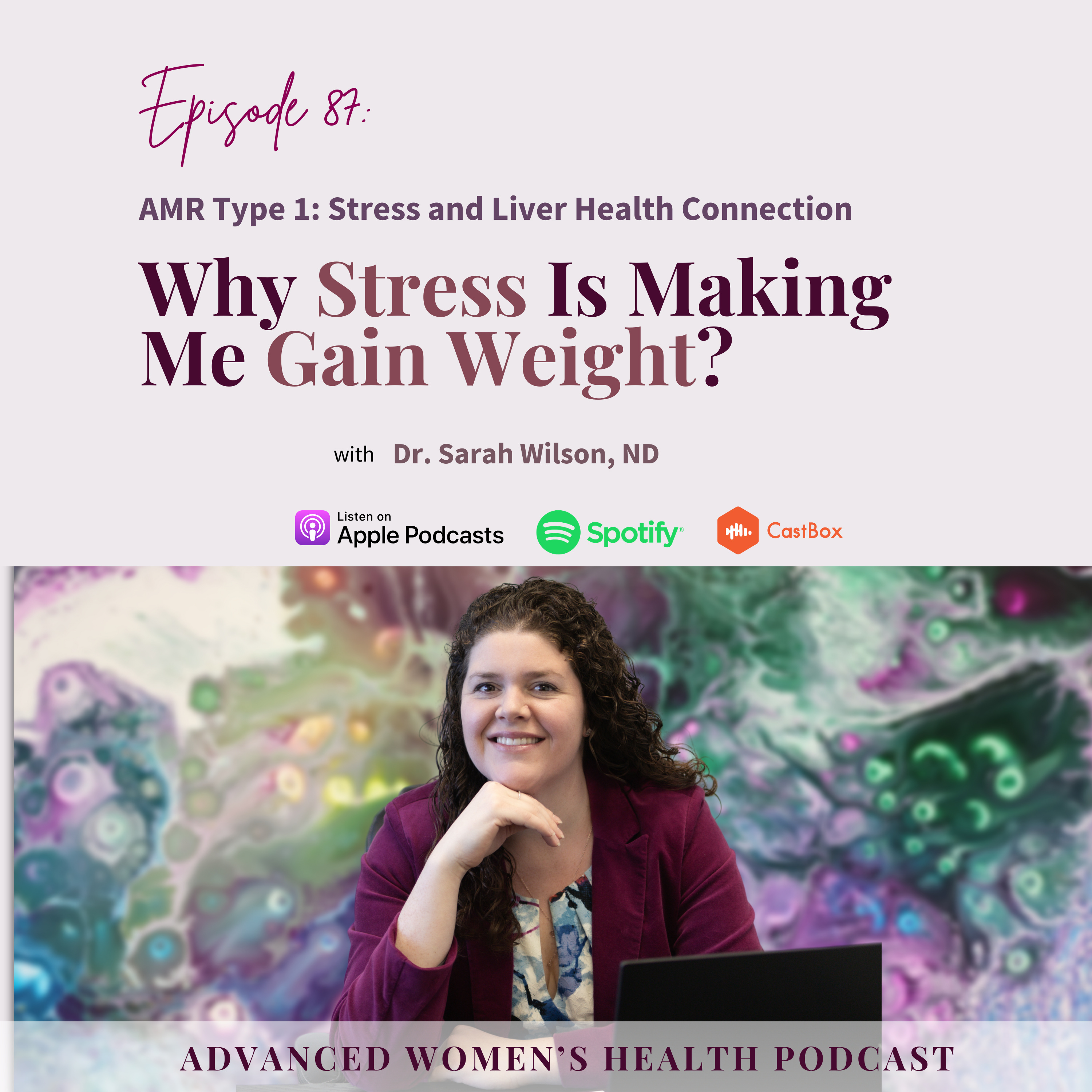 Episode 87: Why Is Stress Making Me Gain Weight? episode artwork