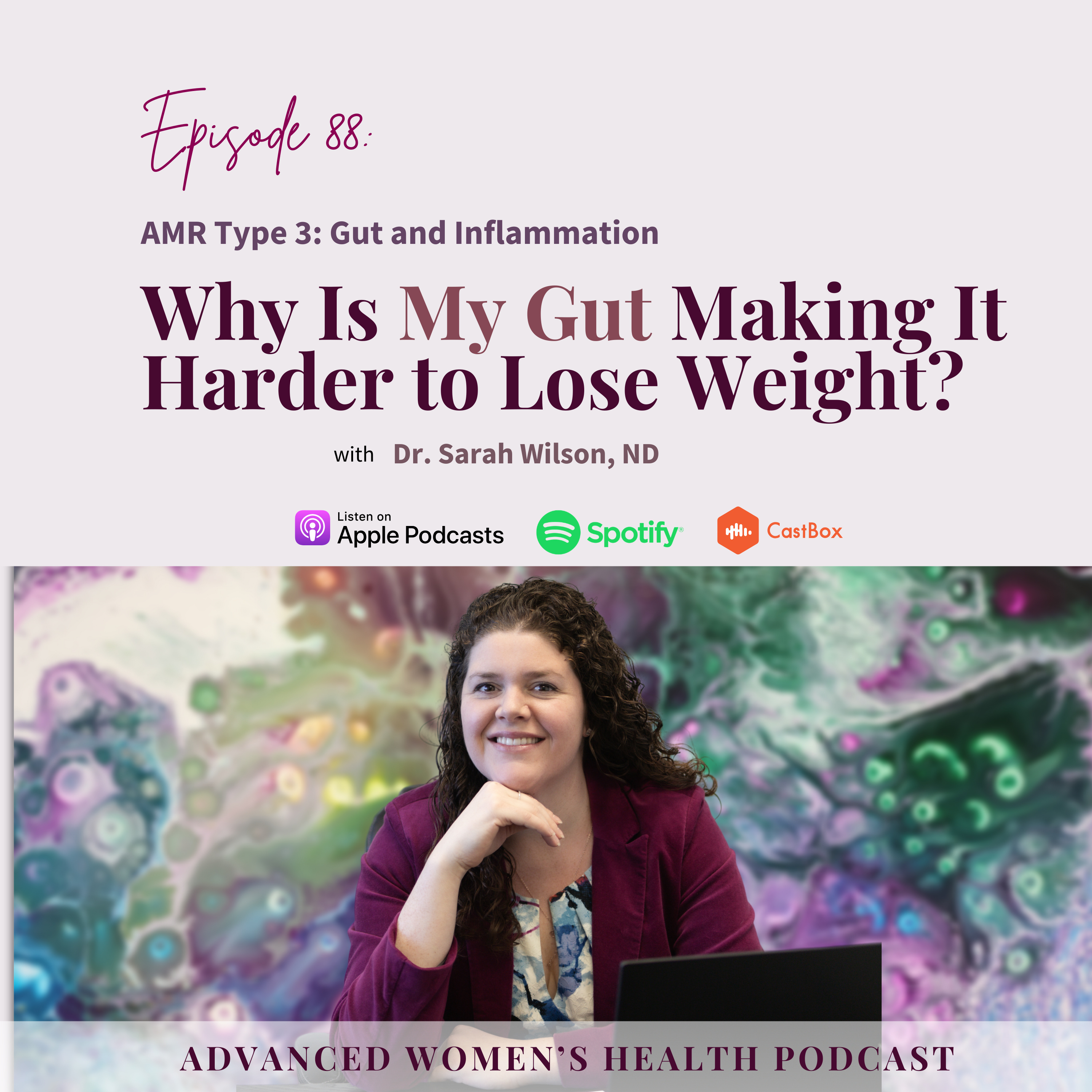 Episode 88: Why Is My Gut Making It Harder to Lose Weight? episode artwork