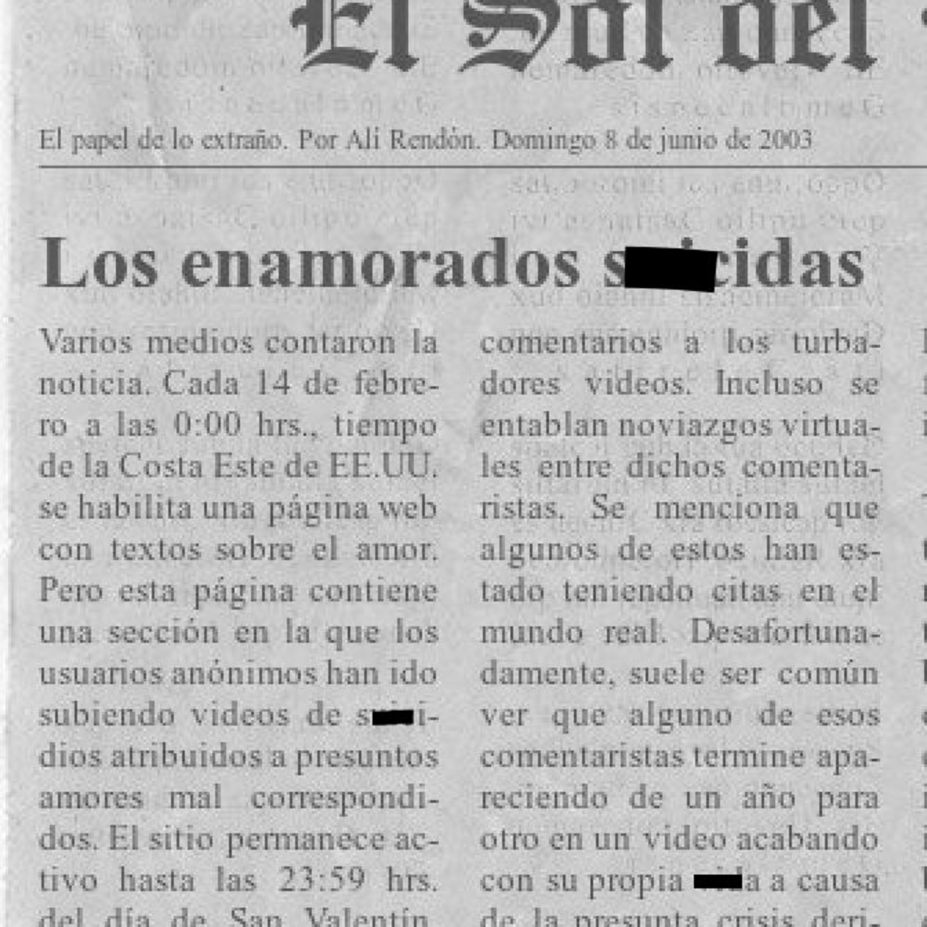 El Papel de lo Extraño