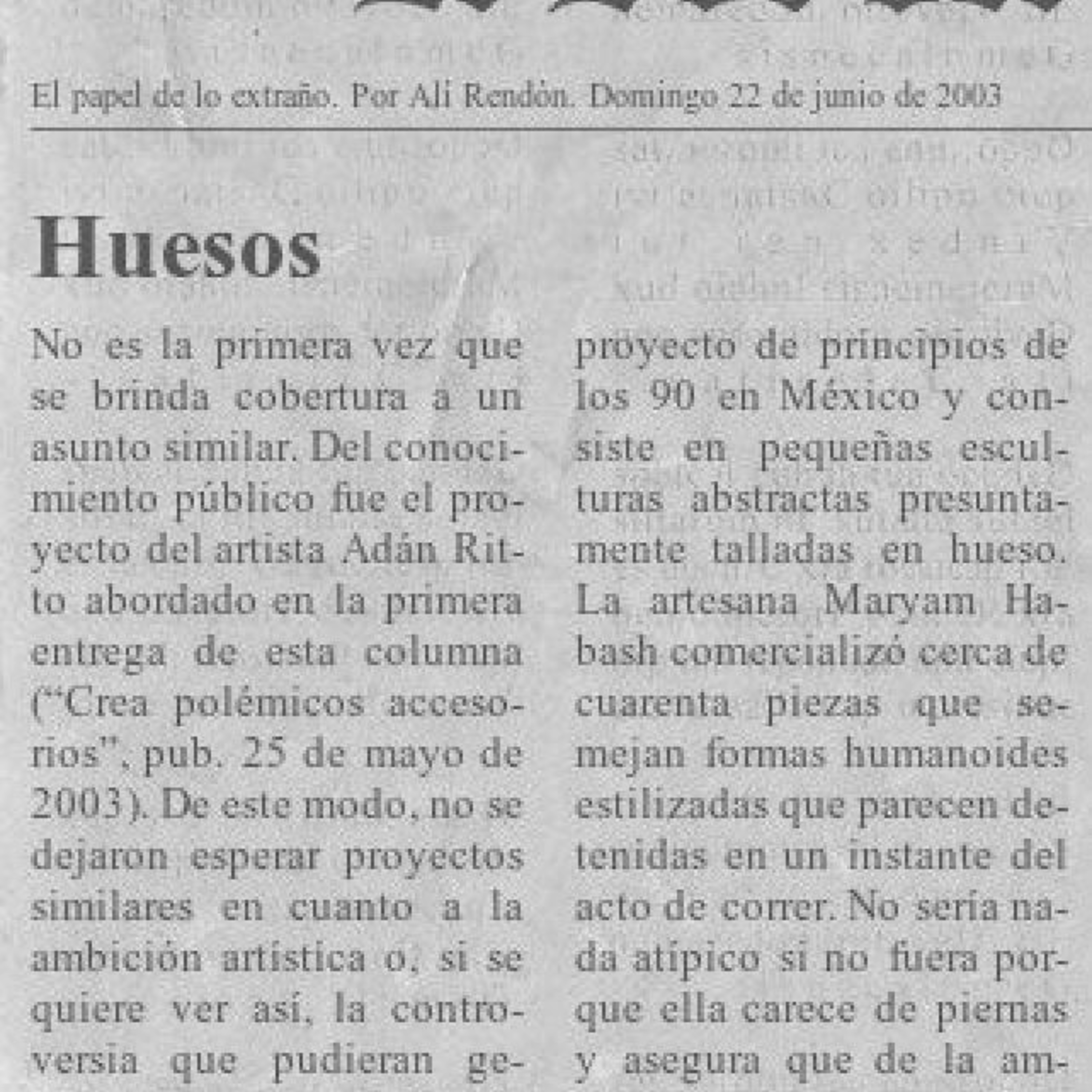 El Papel de lo Extraño