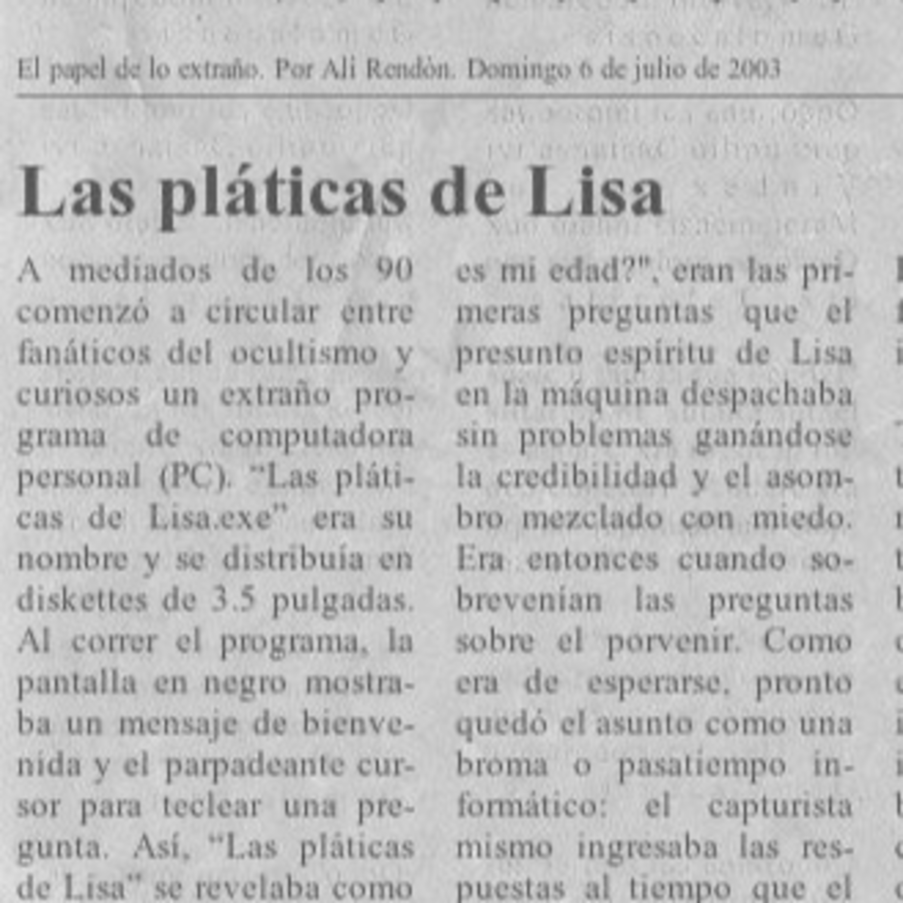 El Papel de lo Extraño