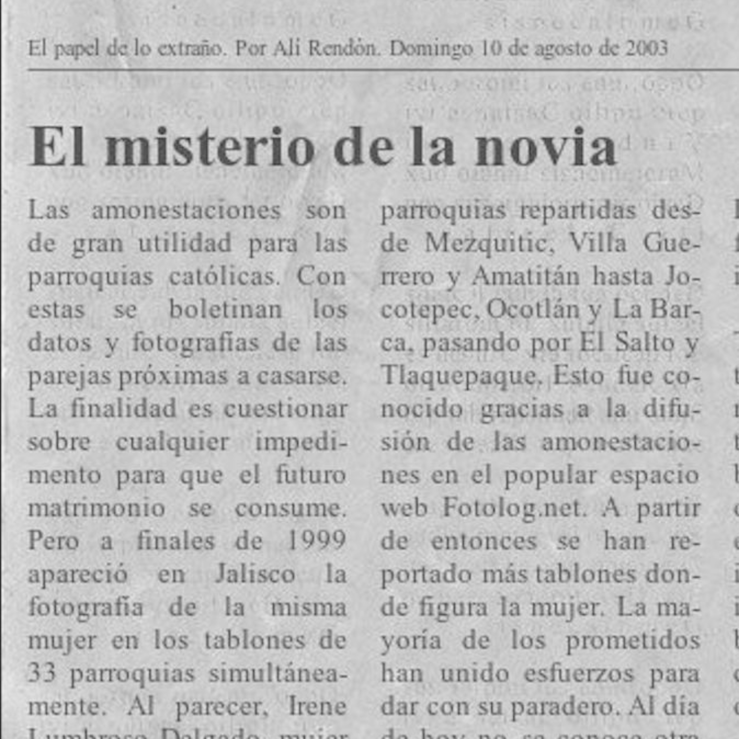 El Papel de lo Extraño